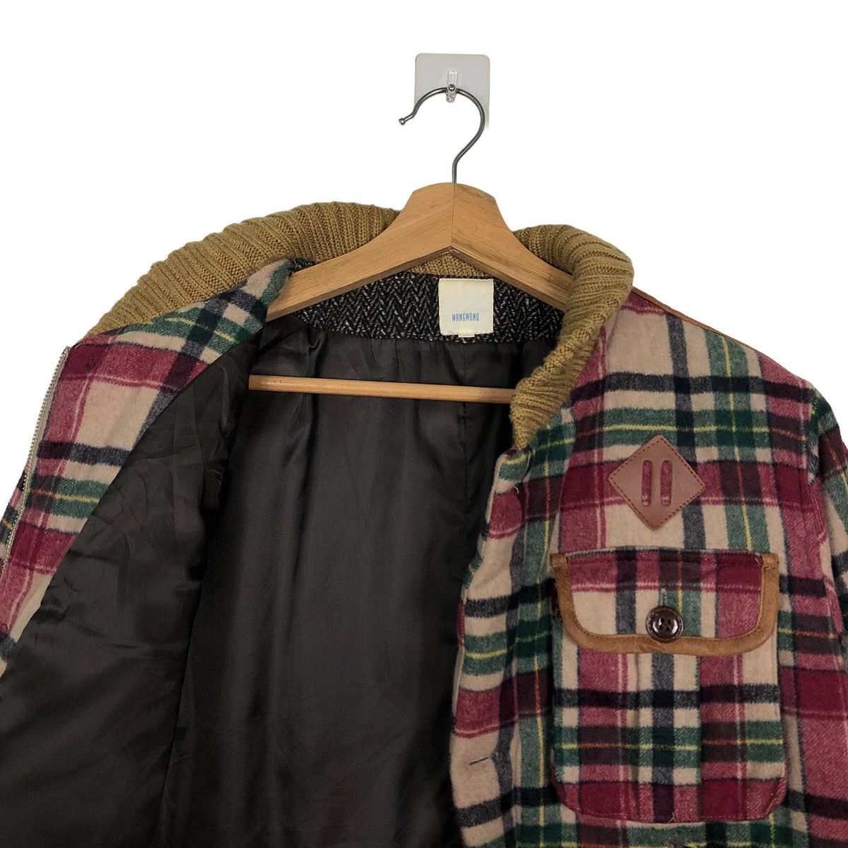 Hysteric Glamour 🔥90’s Bomber Jacket Wangwano Japan Tartan Design Check Size US L / EU 52-54 / 3 - 10 Thumbnail
