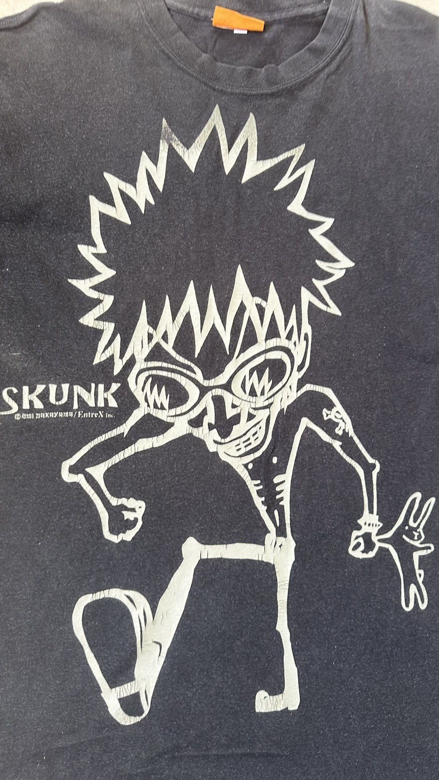 Japanese Brand VINTAGE MISCHIEVOUS SKUNK WELL FADED TEE Size US M / EU 48-50 / 2 - 2 Thumbnail