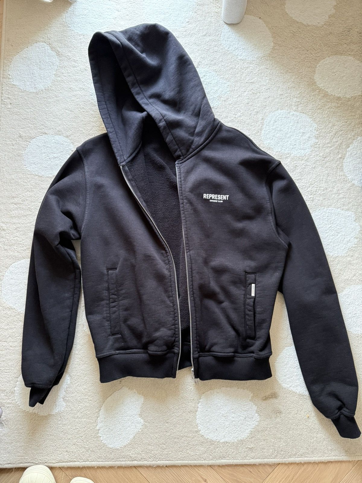 Represent Clo. Represent Owners Club Zip Hoodie – Black Size US S / EU 44-46 / 1 - 2 Thumbnail