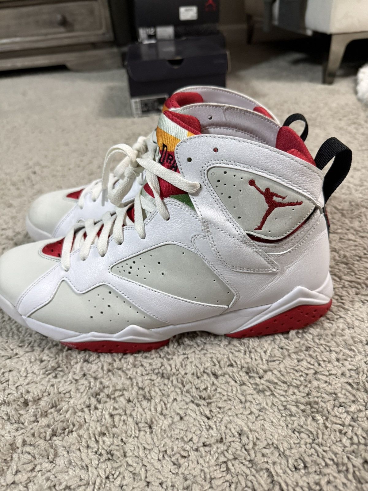 Jordan Brand Air Jordan Retro 7 Hare 2015 Size US 11.5 / EU 44-45 - 2 Thumbnail