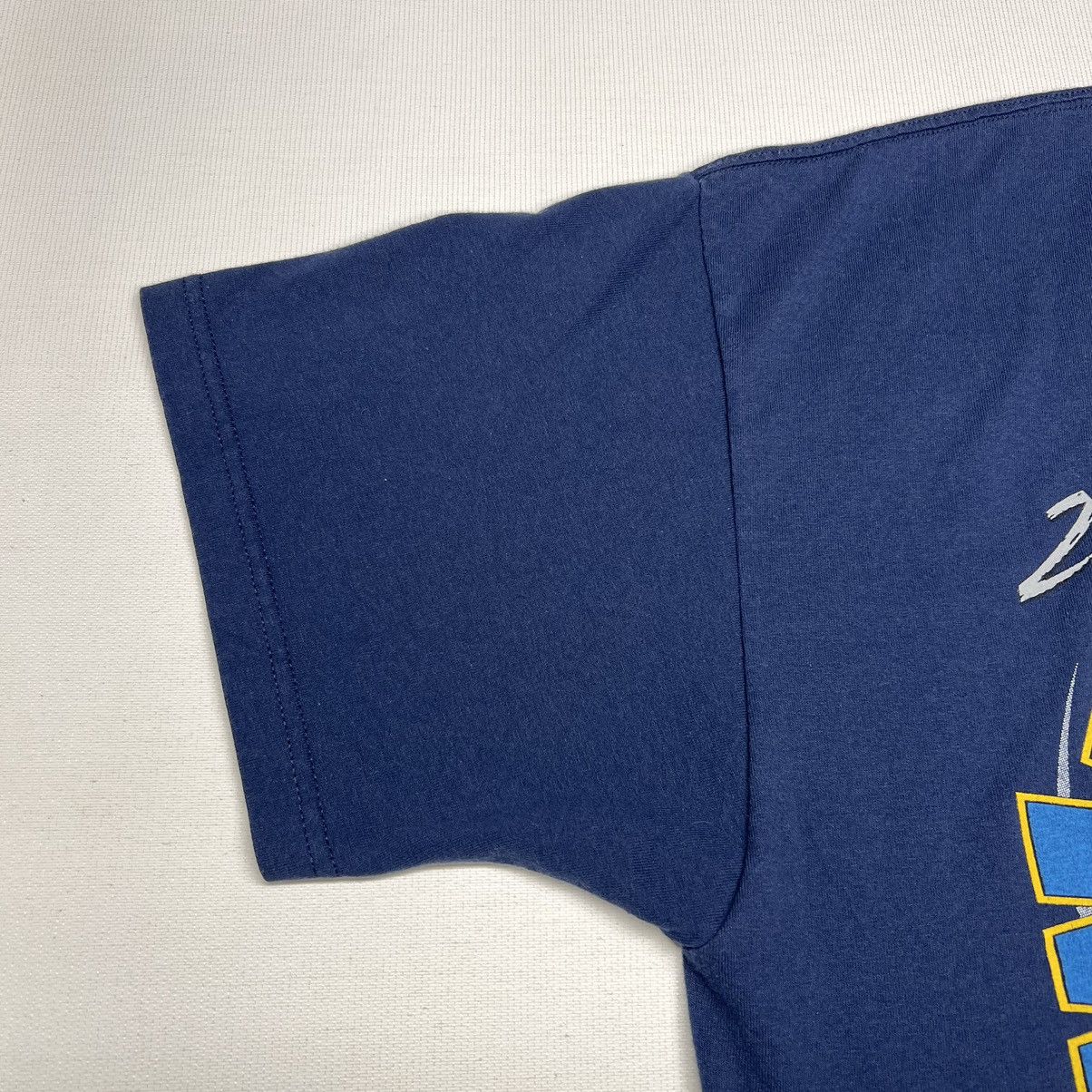 Fruit Of The Loom × Vintage Car Tee Shirt Blue Hot Rod Classic Custom Retro Graphic Size US XL / EU 56 / 4 - 11 Thumbnail