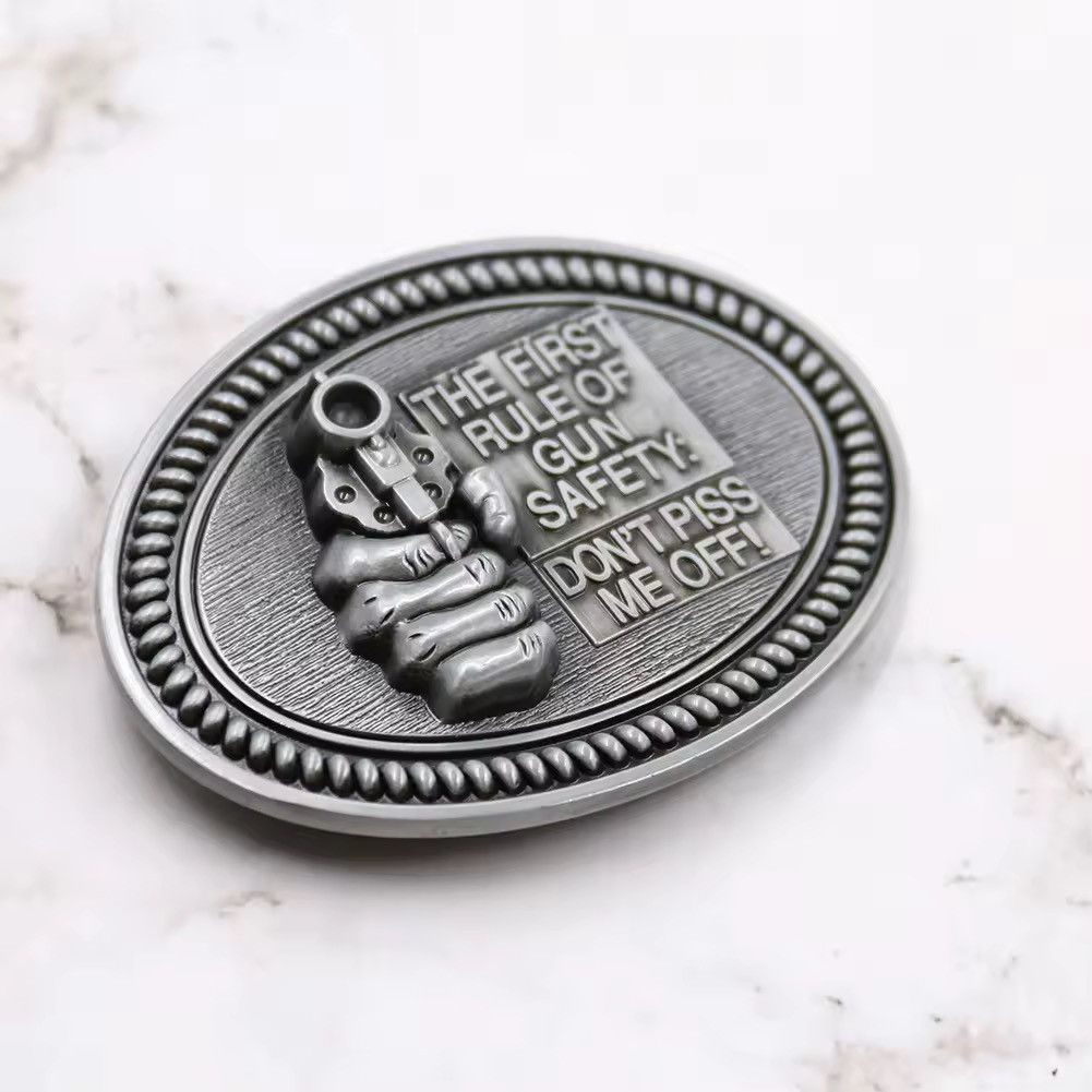 Japanese Brand × Vintage Cowboy Safety Gun Belt Buckle Size ONE SIZE - 1 Thumbnail