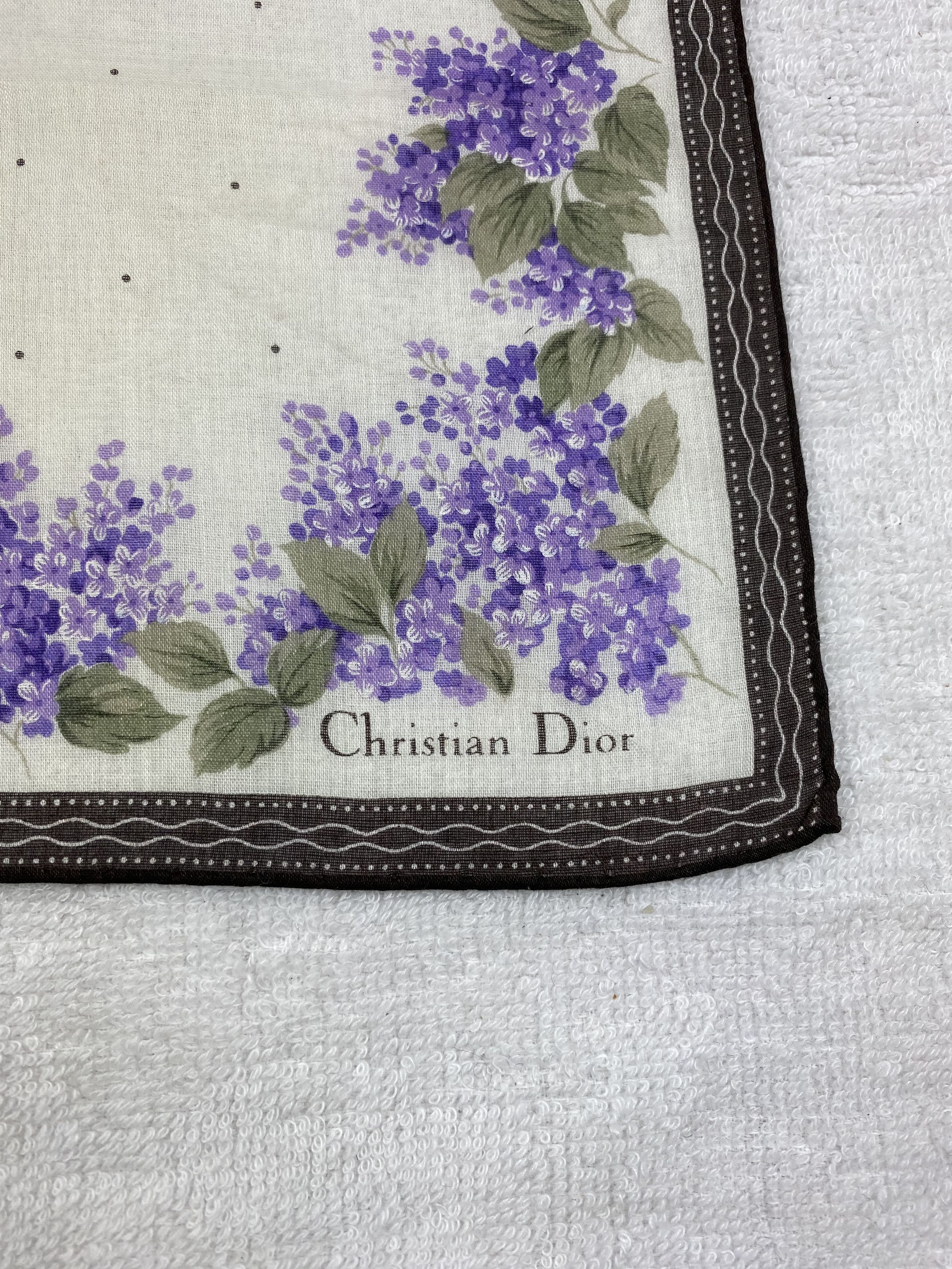 Vintage Christian Dior Bandana / Handkerchief / Neckerchief Size ONE SIZE - 5 Thumbnail