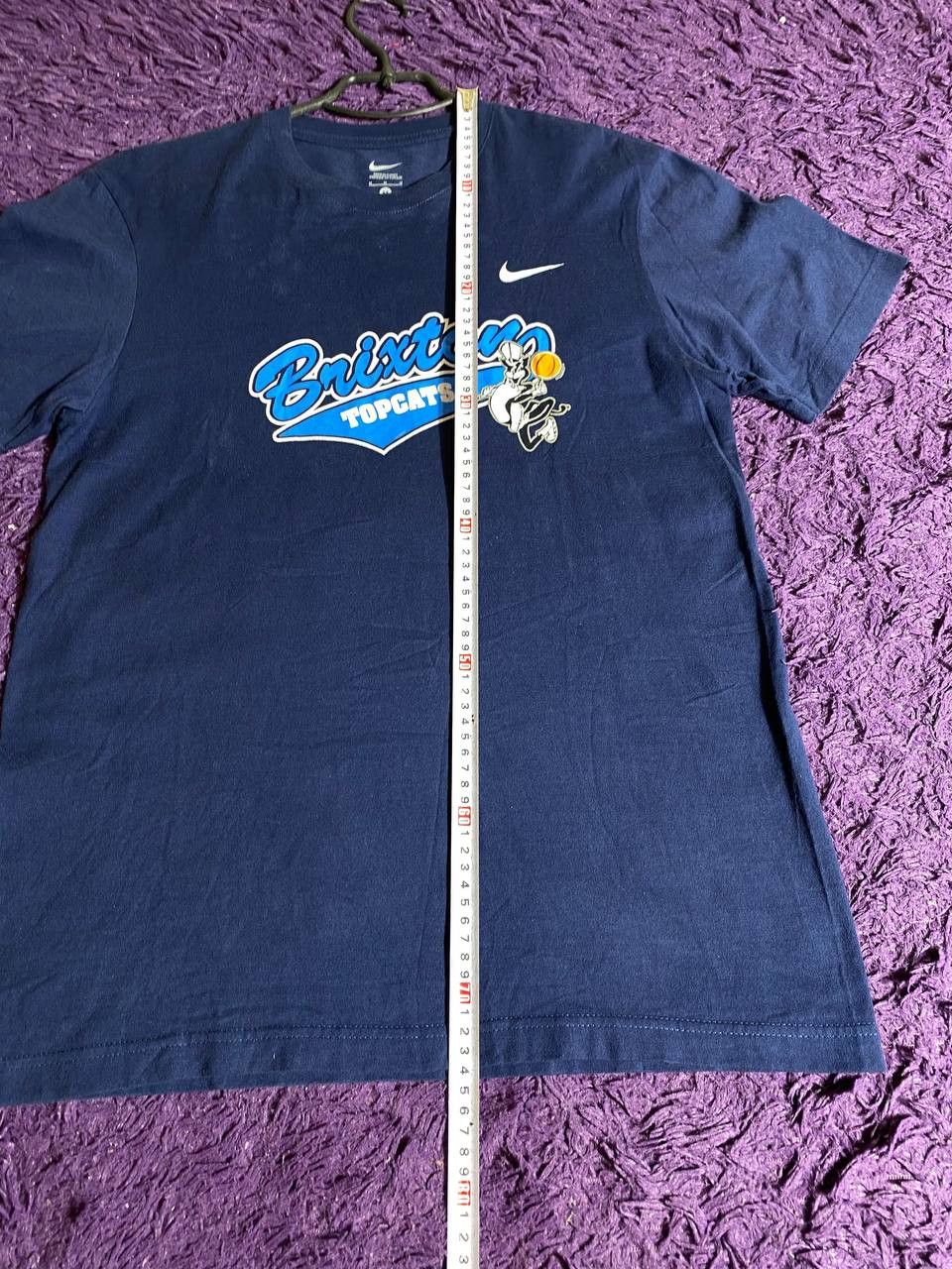 Nike × Vintage 90s Nike Central Swoosh Vintage Y2K Oversized Retro T-Shirt Size US M / EU 48-50 / 2 - 13 Thumbnail