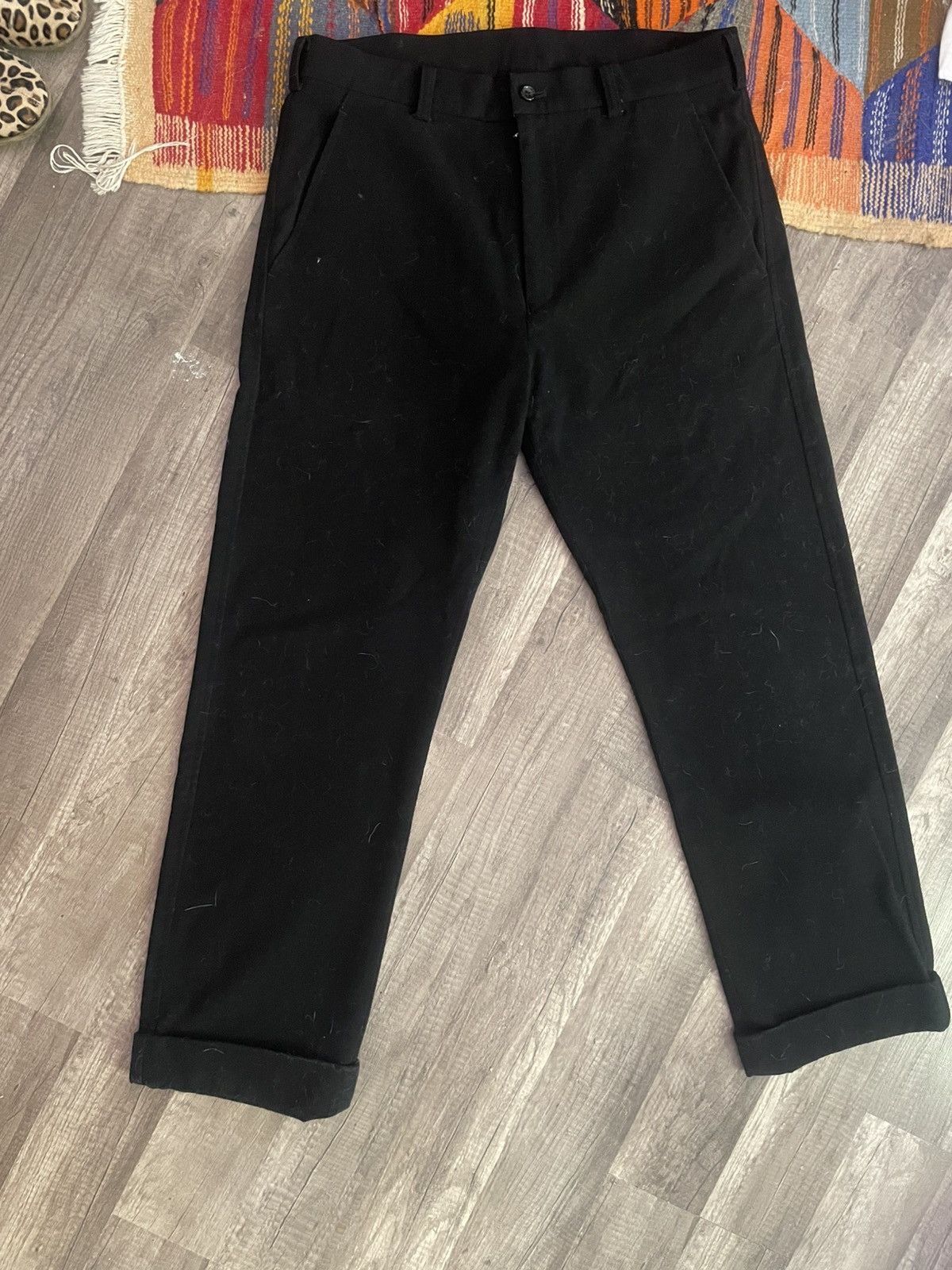 Comme des Garcons Homme Comme des Garçons Homme AD1999 Wool Trousers Size US 30 / EU 46 - 4 Thumbnail