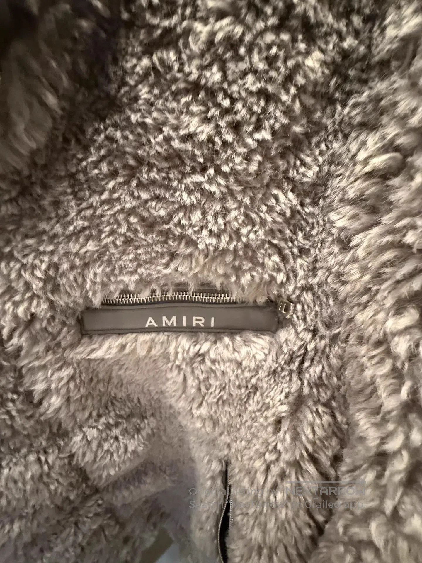 Amiri Gray Fuzzy Fleece Jacket. Size US M / EU 48-50 / 2 - 4 Thumbnail