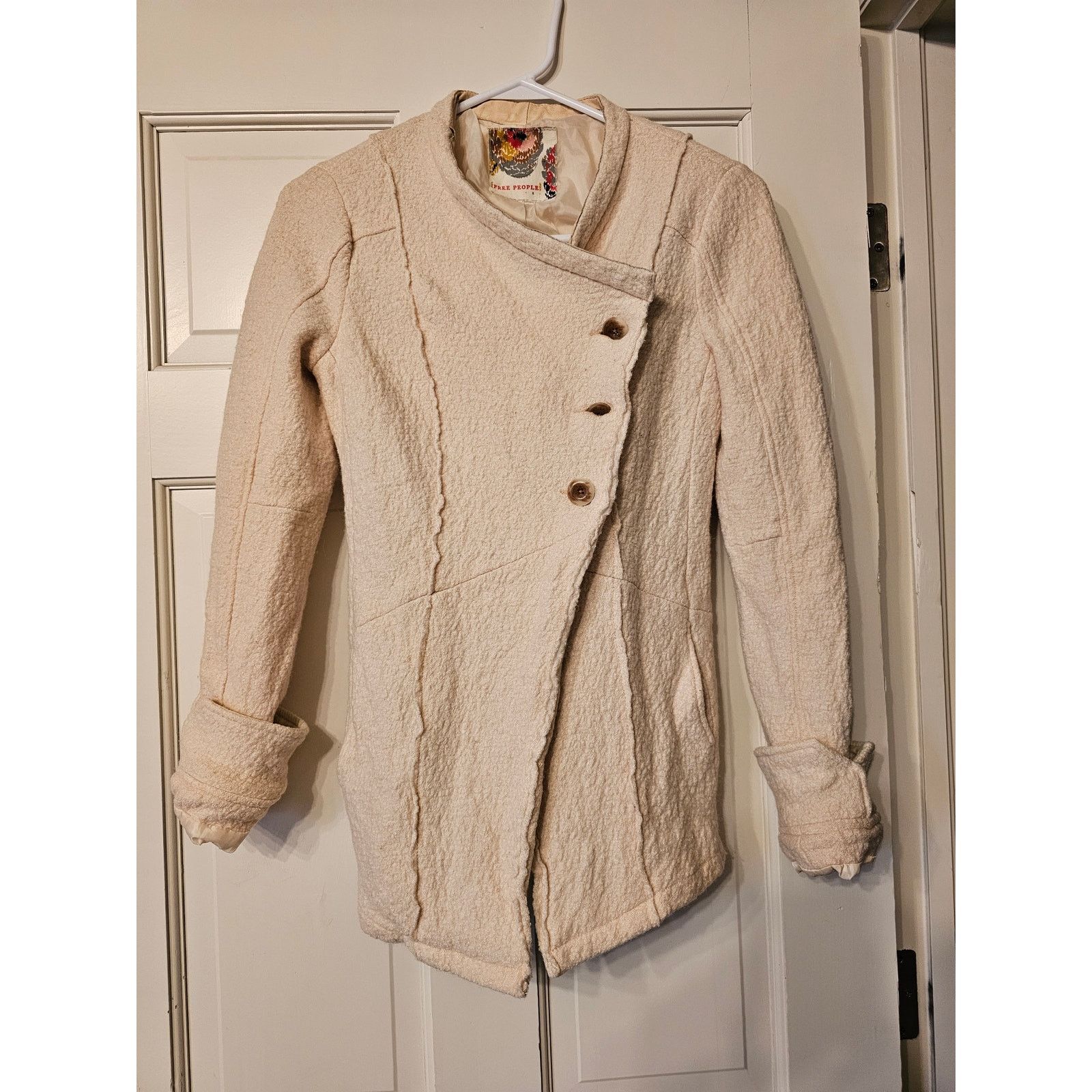 Free People Free People Military PeaCoat – Asymmetric 3-Button – Size 2 Size XS / US 0-2 / IT 36-38 - 1 Thumbnail