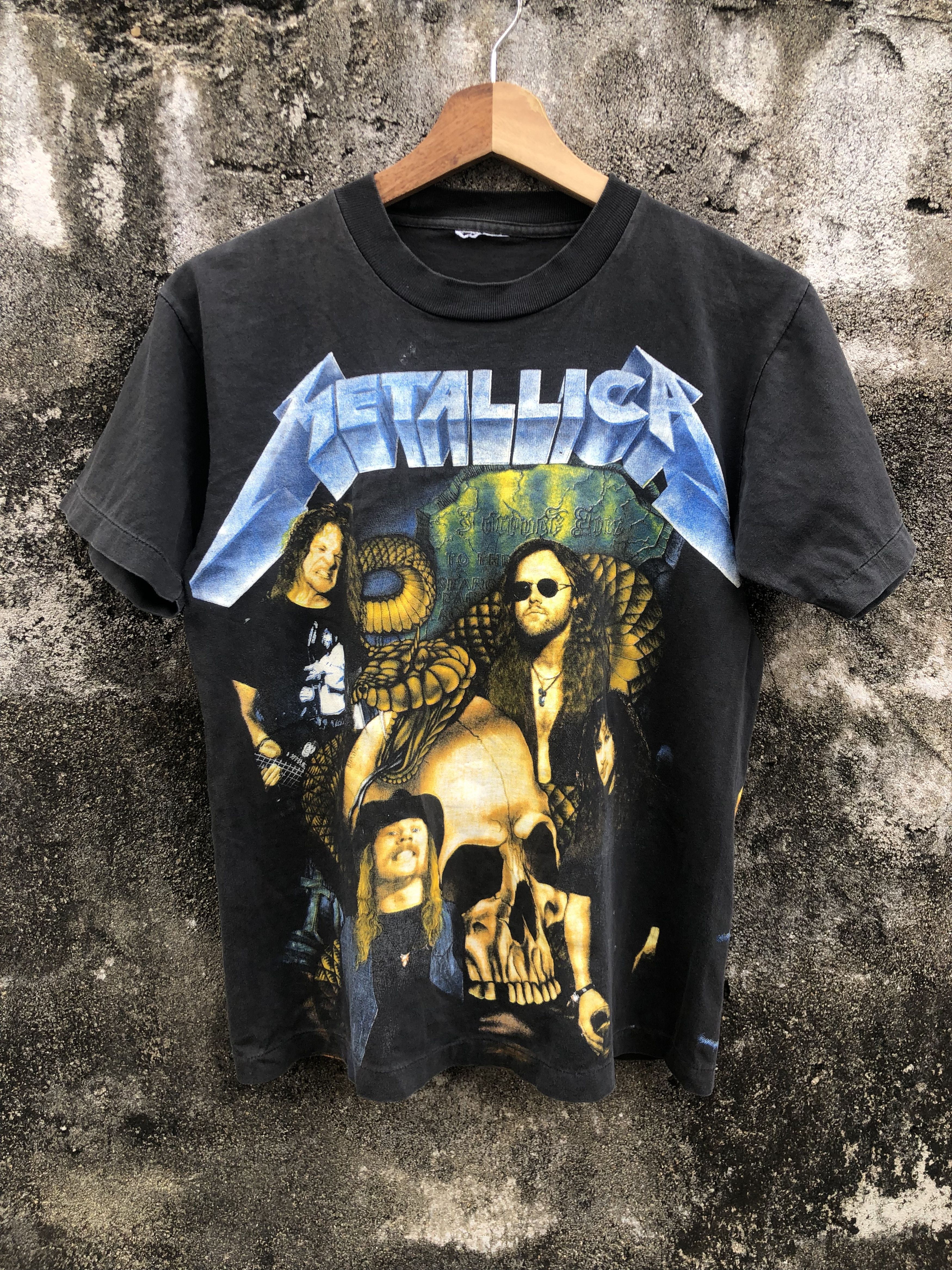 Metallica Vintage Metallica OverPrint Tee Bootleg Size US S / EU 44-46 / 1 - 1 Thumbnail