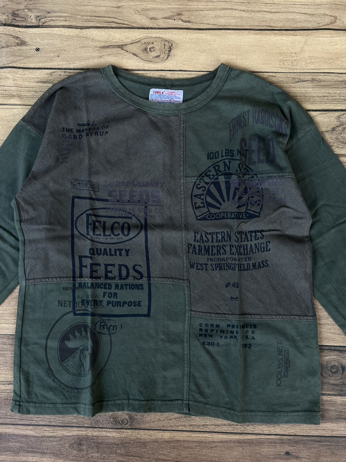 Japanese Brand Tobila y2k grunge raglan tee Size US M / EU 48-50 / 2 - 2 Thumbnail