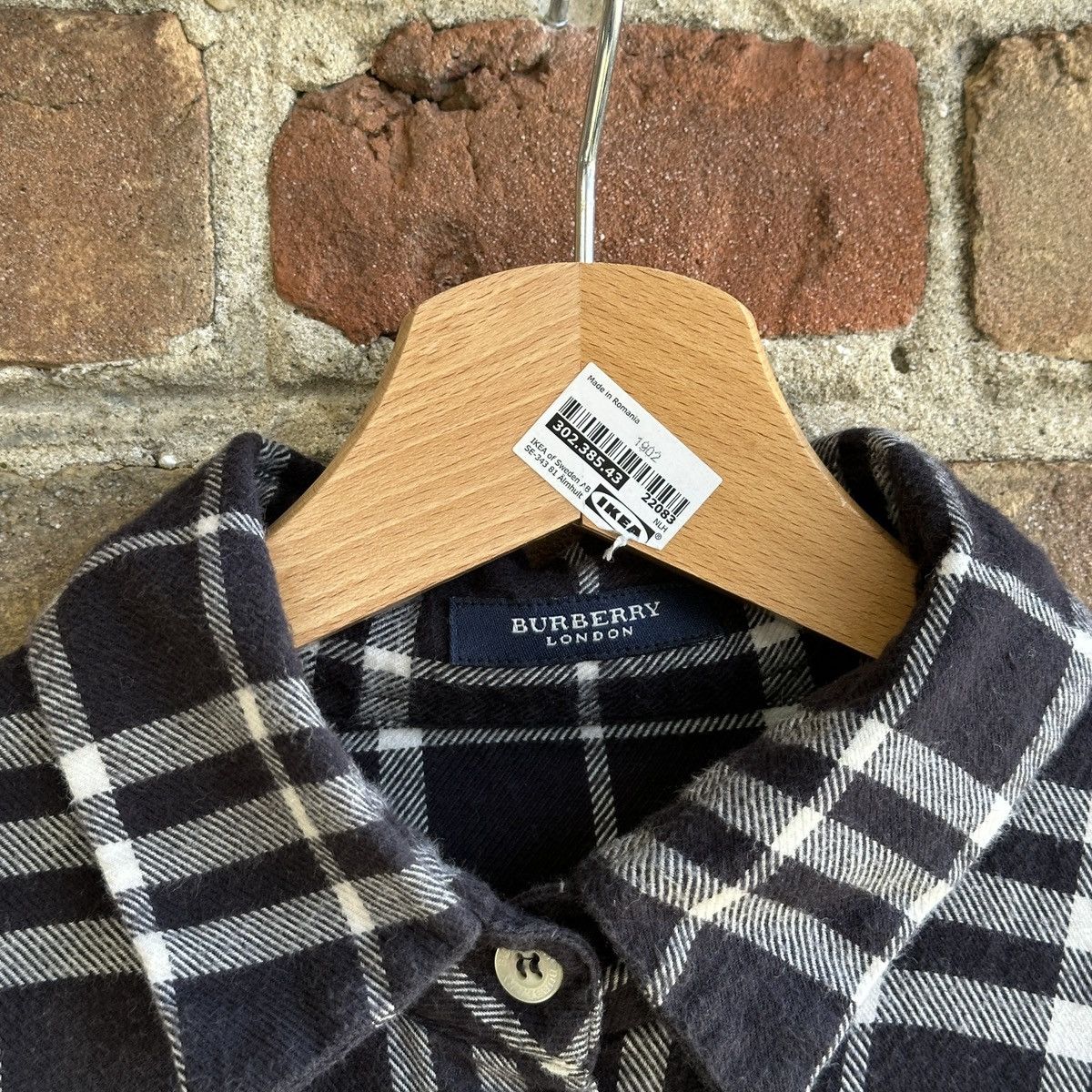 Burberry Vintage Burberry London Flannel Nova Check Shirt Button Up M Size M / US 6-8 / IT 42-44 - 7 Thumbnail