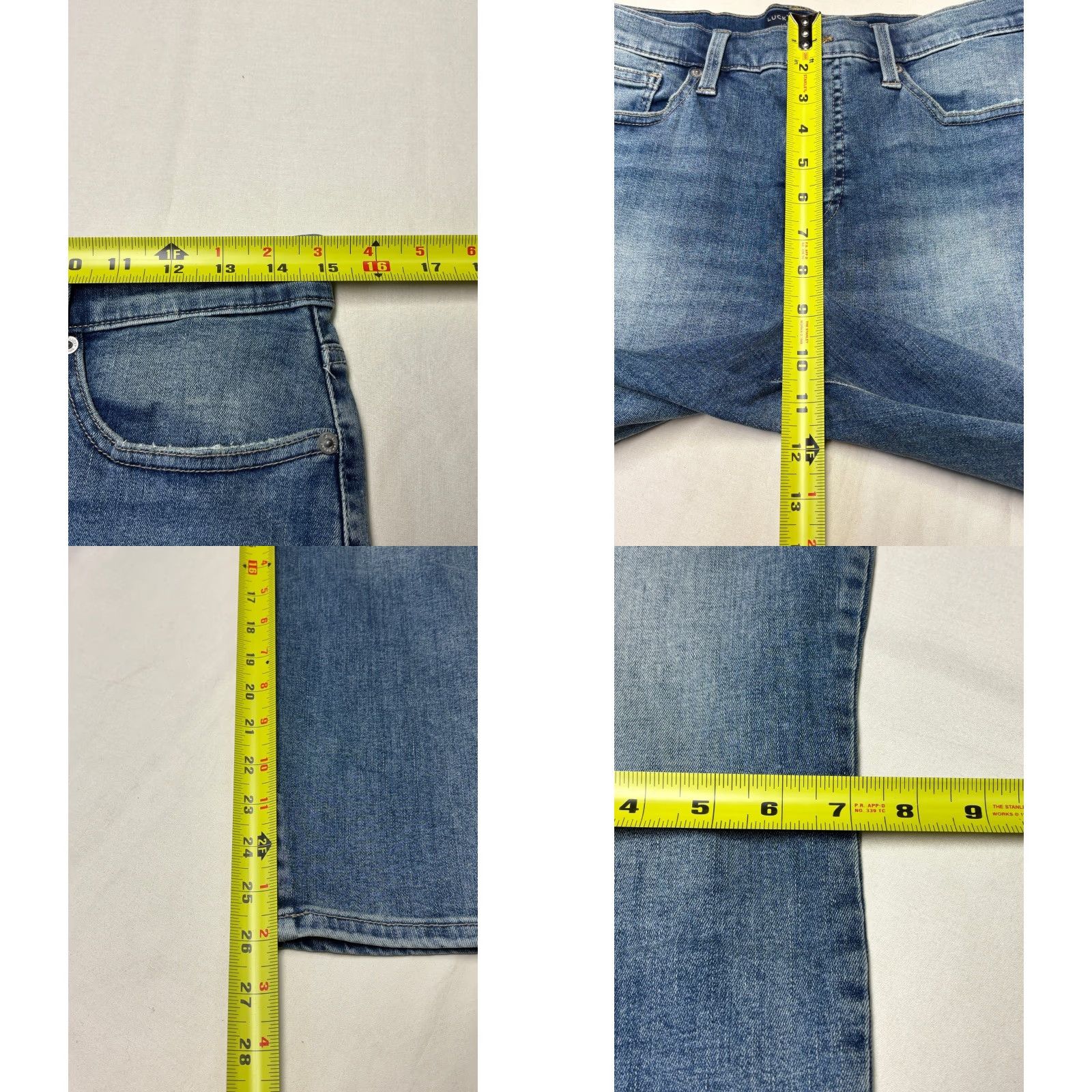 Lucky Brand Lucky Brand Ava Mid Rise Skinny Jeans Womens 31 Blue Denim Stretch Pockets 26 Inseam 5-Pocket Size 24" / US 00 / IT 34 - 9 Thumbnail