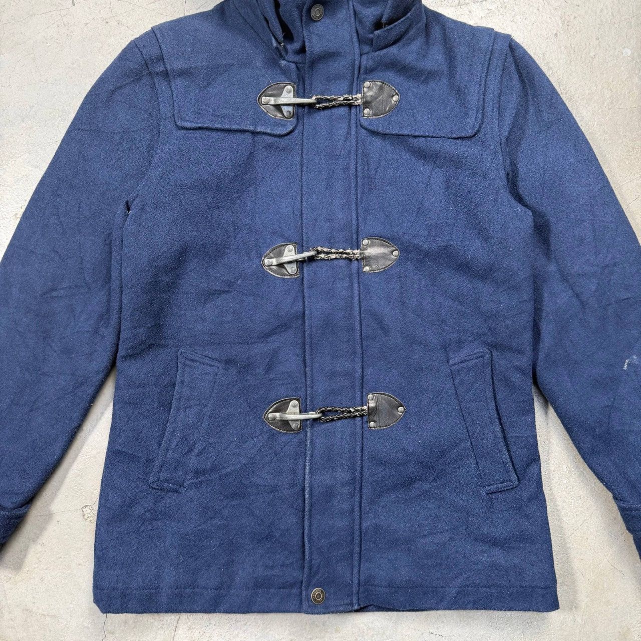 In The Attic In The Attic Japan Heavy Wool Duffle Coat Jacket Size US L / EU 52-54 / 3 - 7 Thumbnail