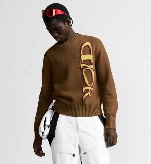 Dior o1w1db11025 513M609 Wool & Cashmere Sweater in Brown Size US S / EU 44-46 / 1 - 3 Thumbnail