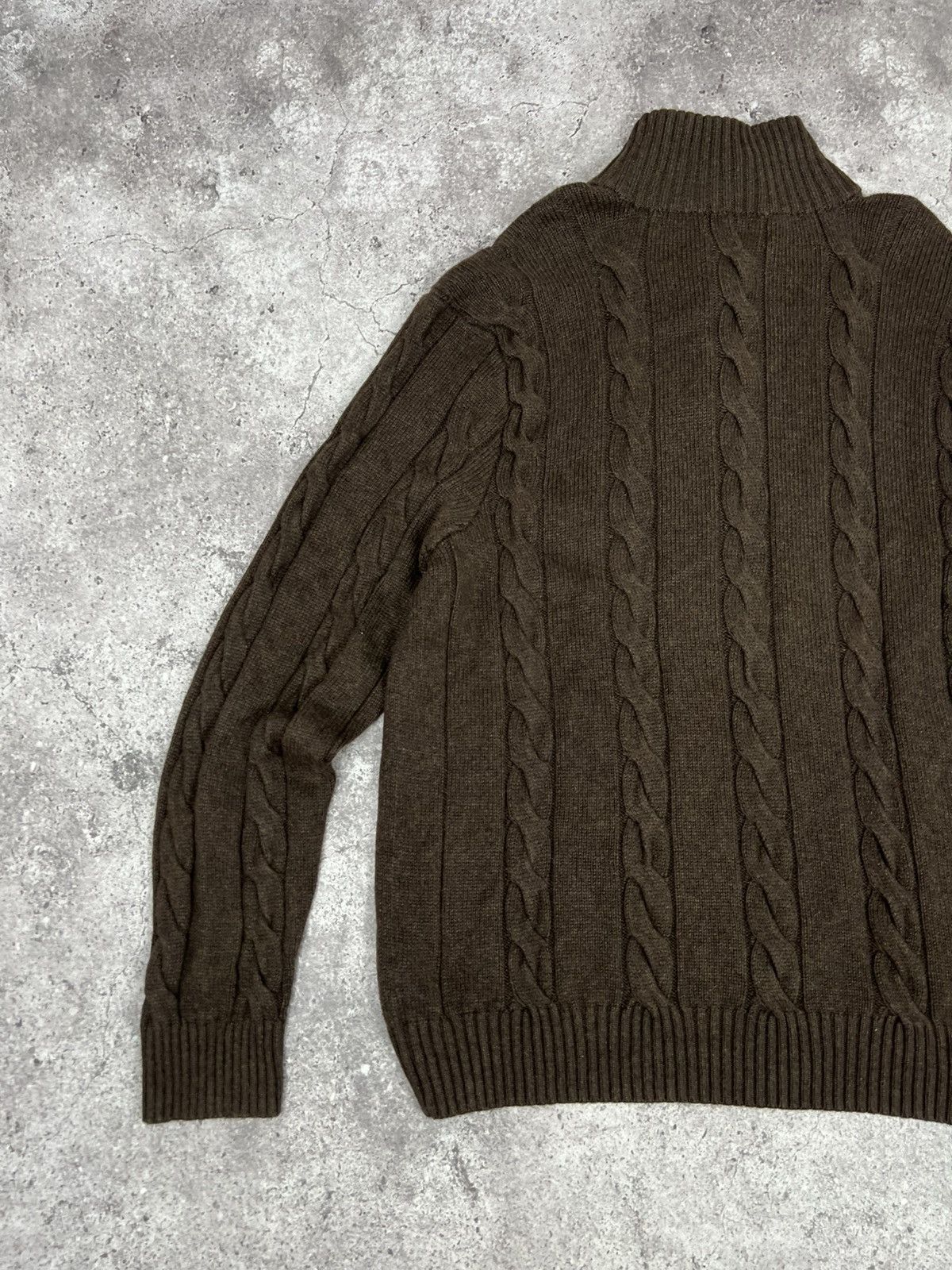 Polo Ralph Lauren Vintage Polo Ralph Lauren Silk Cashmere Knit Sweater Brown Size US XXL / EU 58 / 5 - 14 Thumbnail
