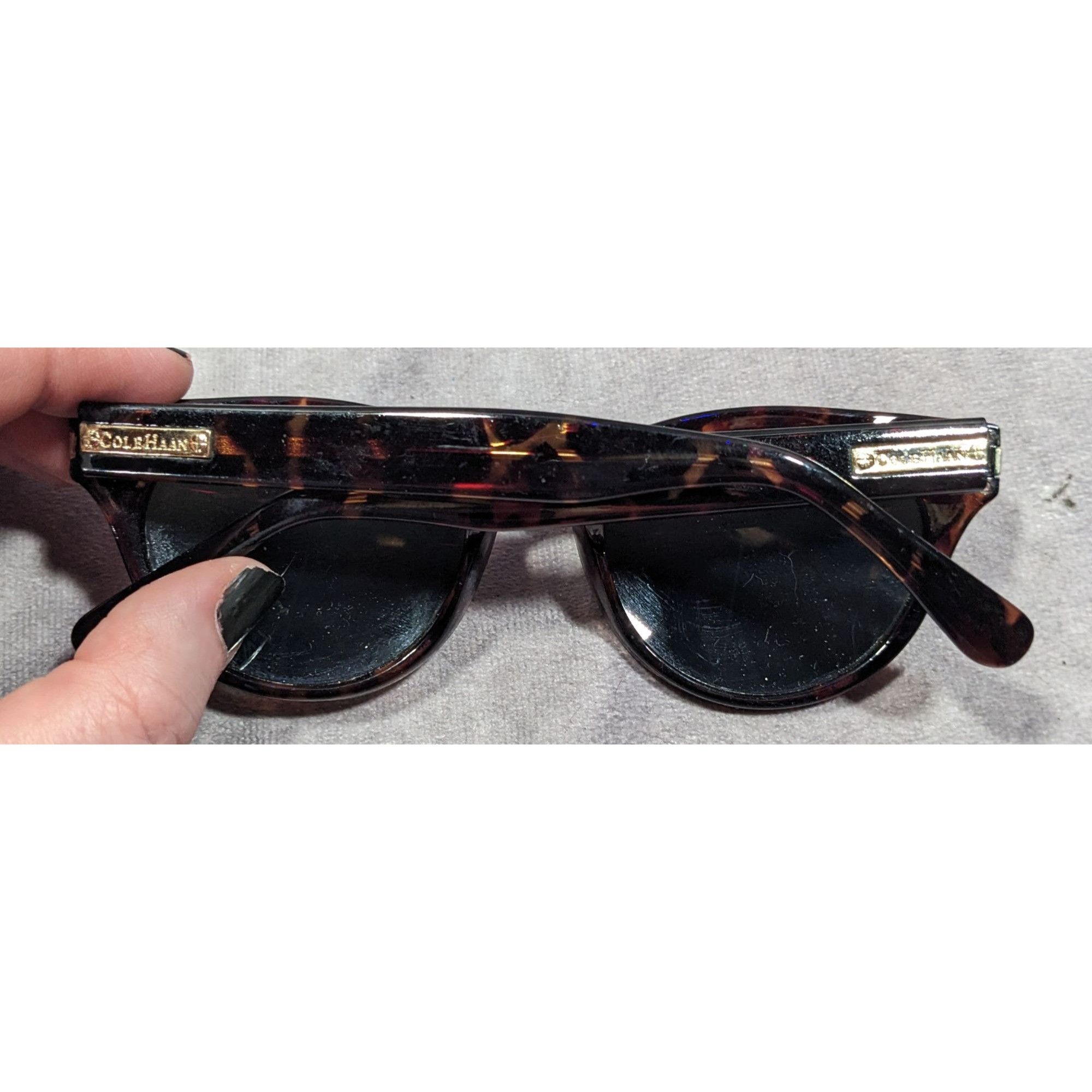 Cole Haan Cole Haan Retro C6090 Keyhole Bridge Tortoise Sunglasses Size ONE SIZE - 3 Thumbnail