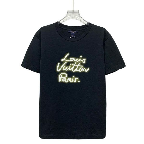 Louis Vuitton Louis Vuitton Logo Print T-Shirt Size L Size L / US 10 / IT 46 - 1 Thumbnail