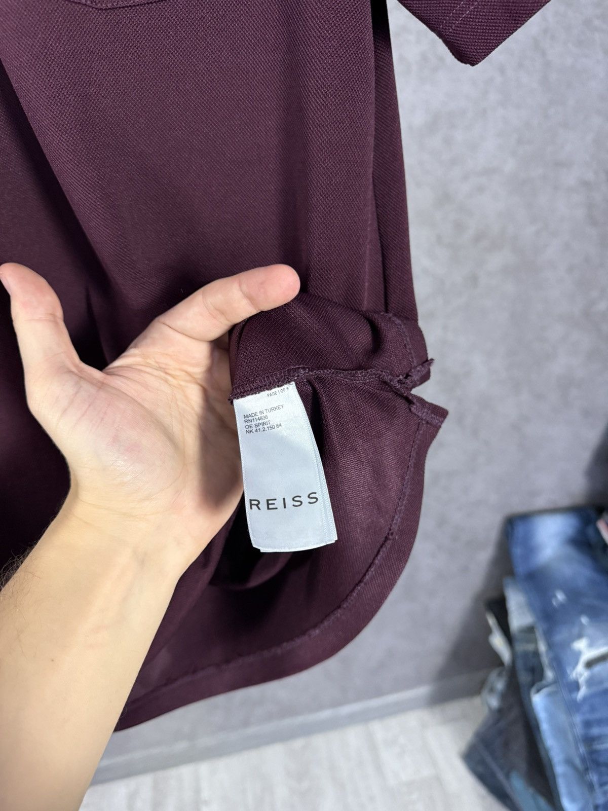 Reiss Reiss designer polo tee Size US L / EU 52-54 / 3 - 4 Thumbnail