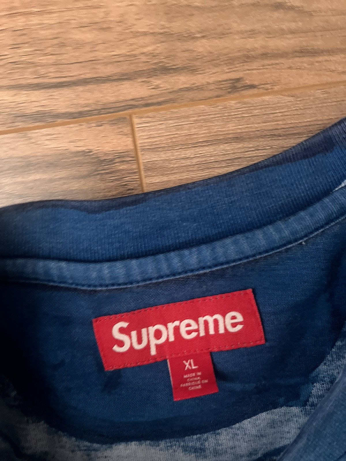 Supreme Supreme Overprint Small Box S/S Top Size US XL / EU 56 / 4 - 7 Thumbnail