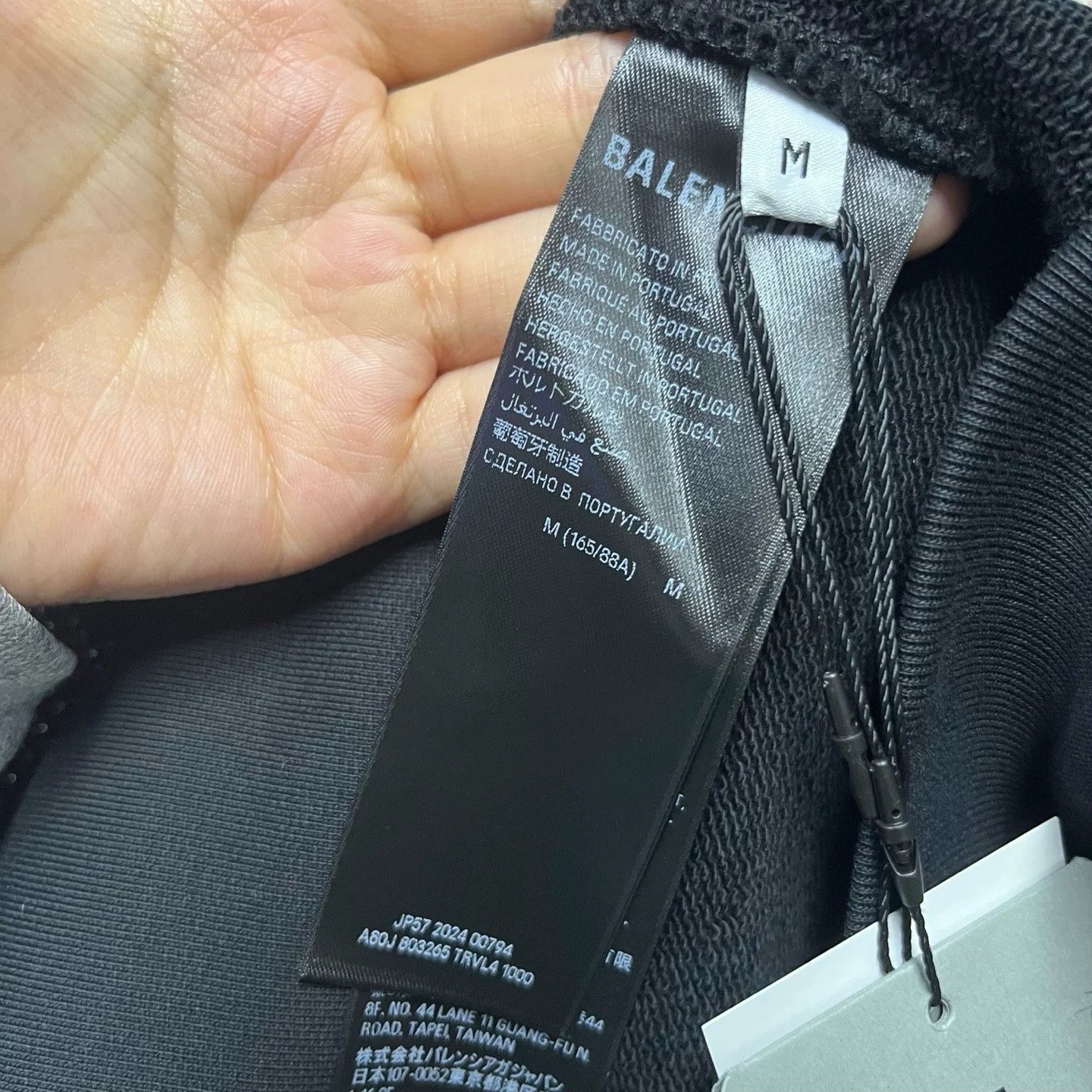 Balenciaga Balenciaga Black Letter Print Hooded Sweatshirt Size US M / EU 48-50 / 2 - 3 Thumbnail