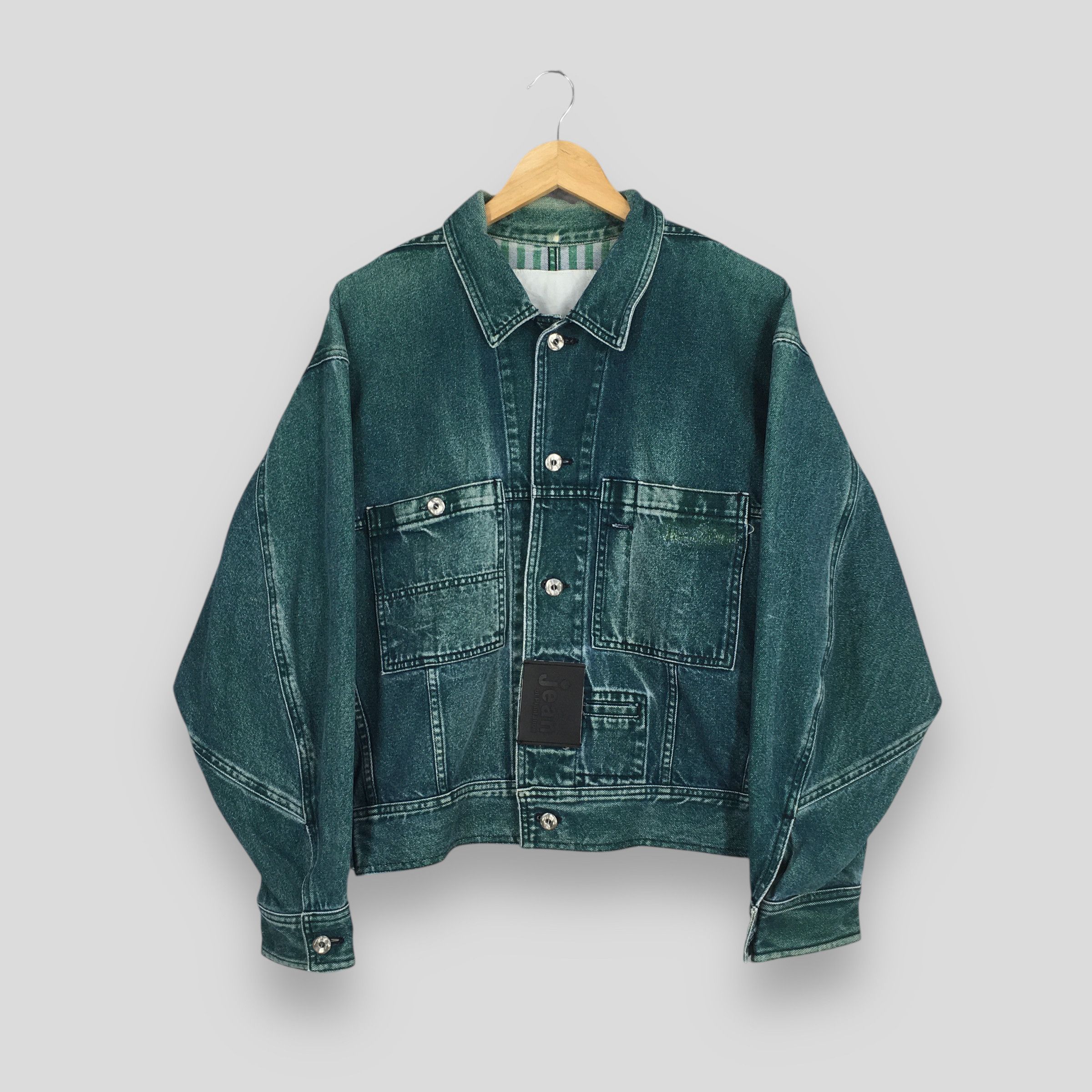 Issey Miyake Vintage 1980s Jean Of Plantation Issey Miyake Denim Jacket M Size US M / EU 48-50 / 2 - 1 Thumbnail
