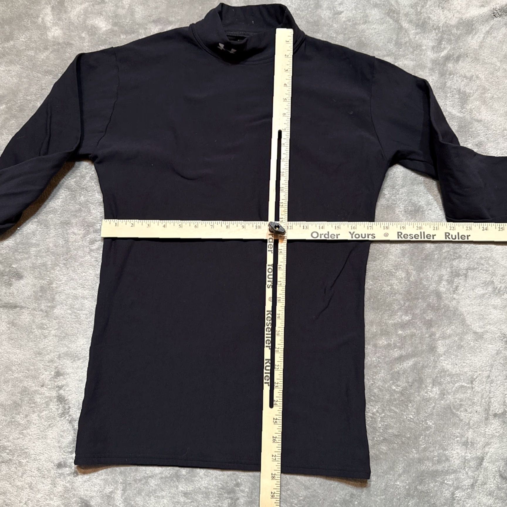 Under Armour Under Armour Cold Gear Fitted Shirt Mens XL Black Fitted Mock Neck Size US XL / EU 56 / 4 - 5 Thumbnail