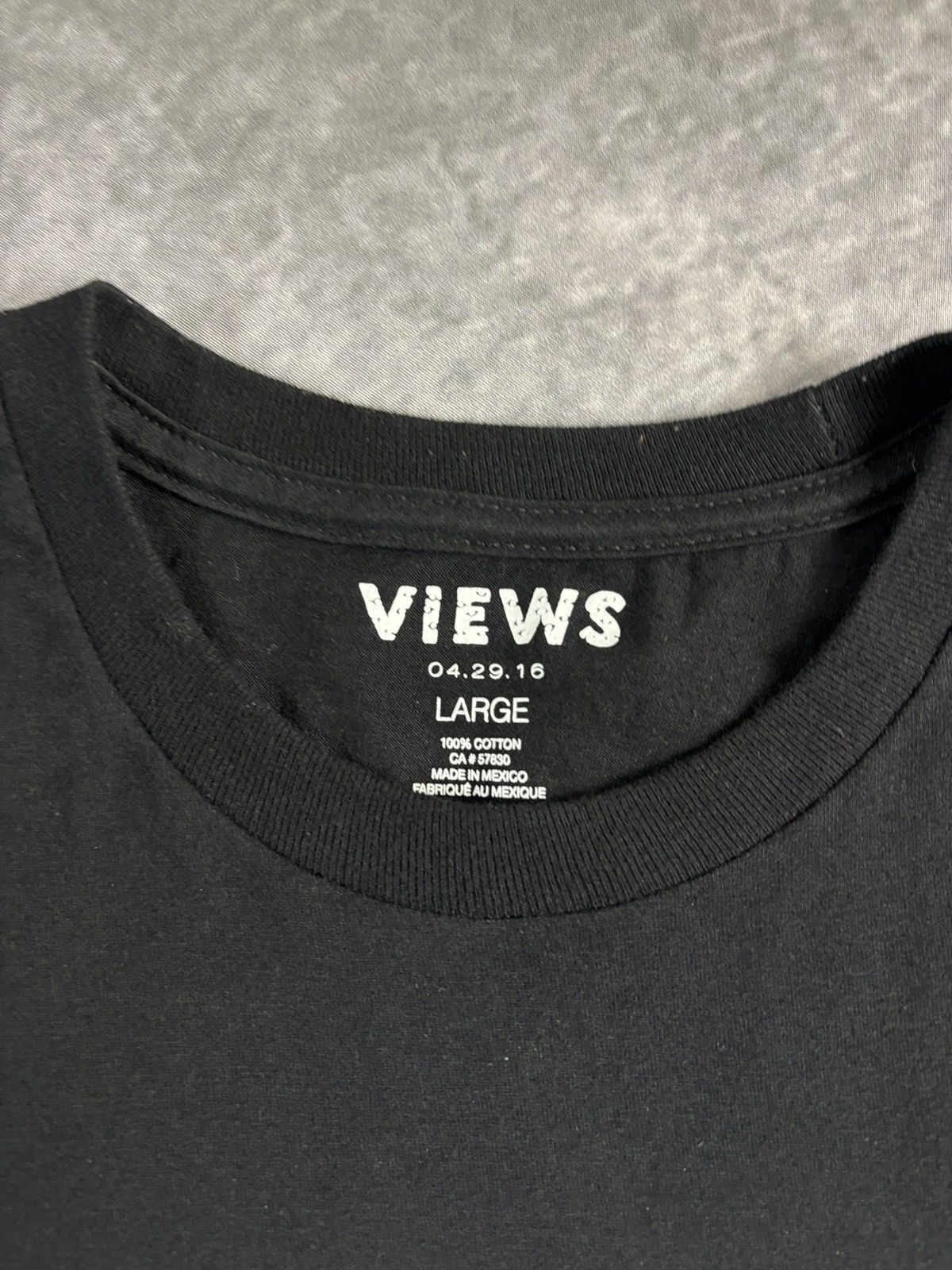 Rap Tees 2016 Drake Views Album Promo Tee Shirt Jim Joe Eyeball Text Size US L / EU 52-54 / 3 - 4 Thumbnail
