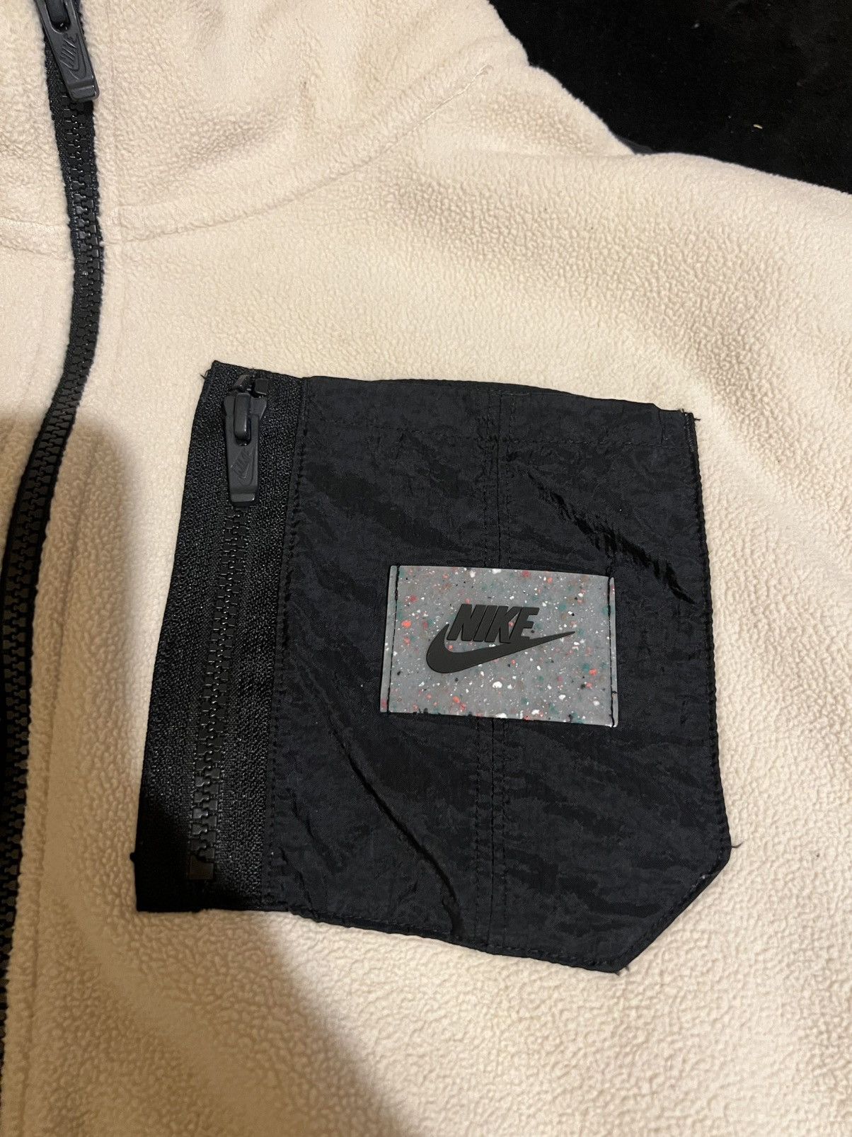 Nike Nike Fleece Vest Beige/Black Size XL Size US XL / EU 56 / 4 - 3 Thumbnail