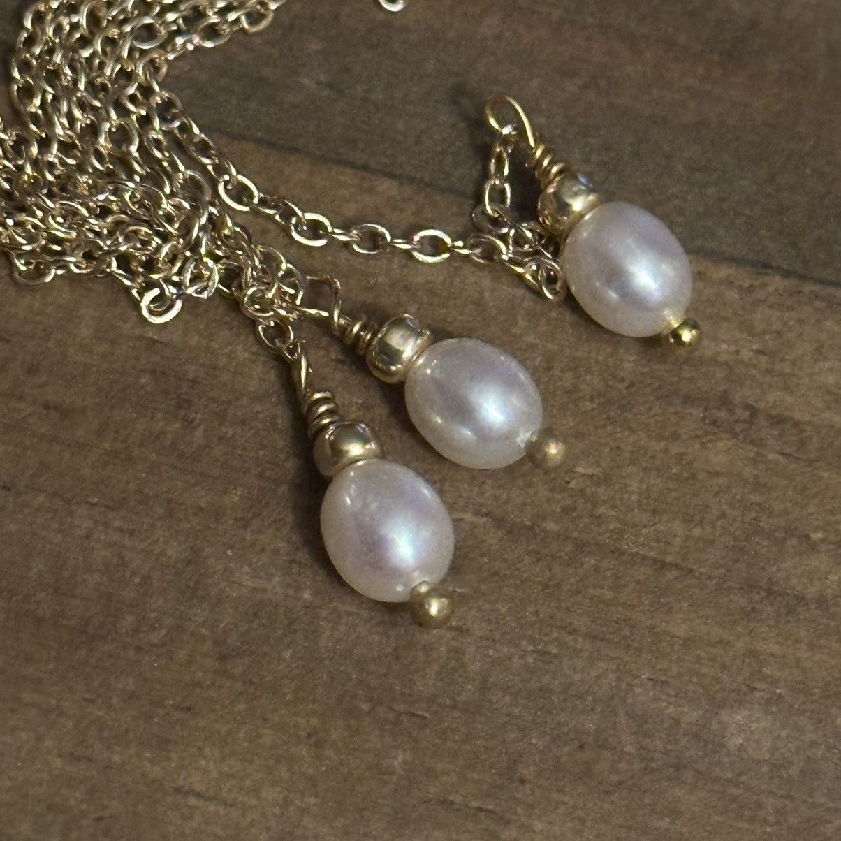 Other Gold tone pearl lariat necklace Size ONE SIZE - 3 Thumbnail