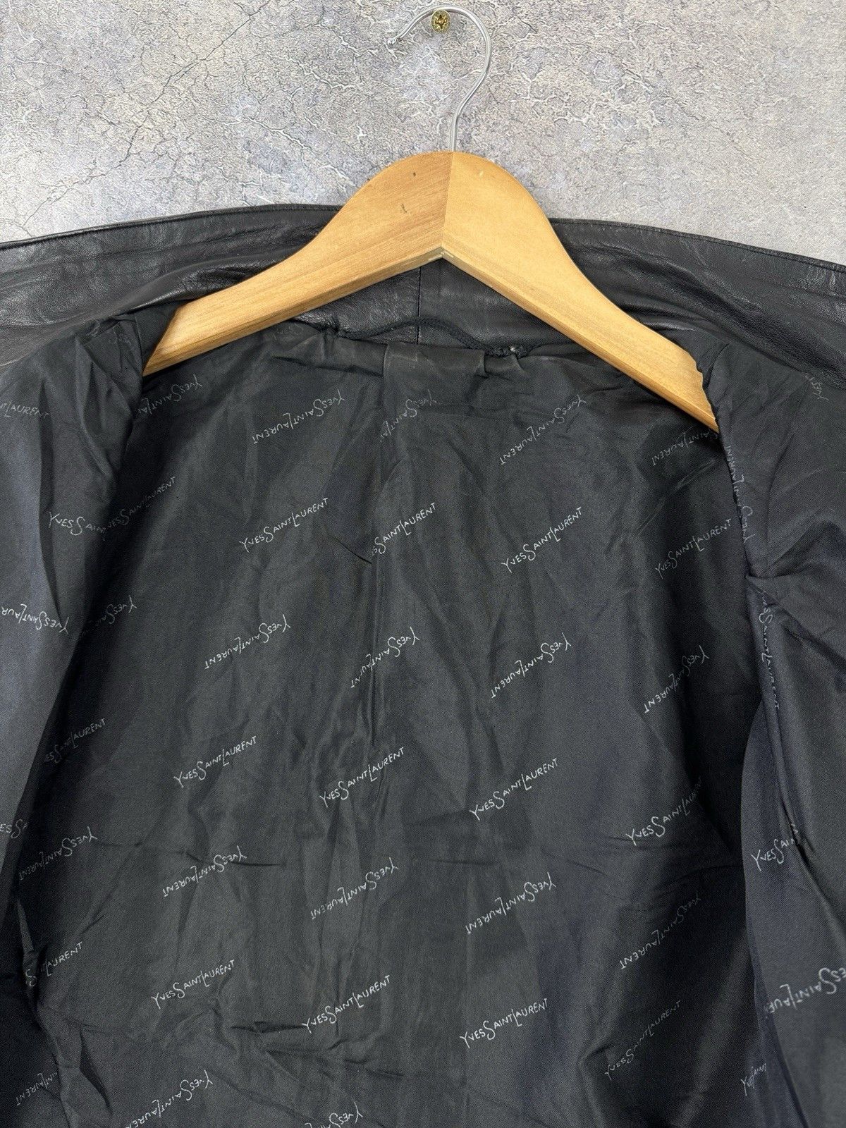 Yves Saint Laurent 1980s Vintage Yves Saint Laurent Leather Patch Work Women’s Size XL / US 12-14 / IT 48-50 - 13 Thumbnail