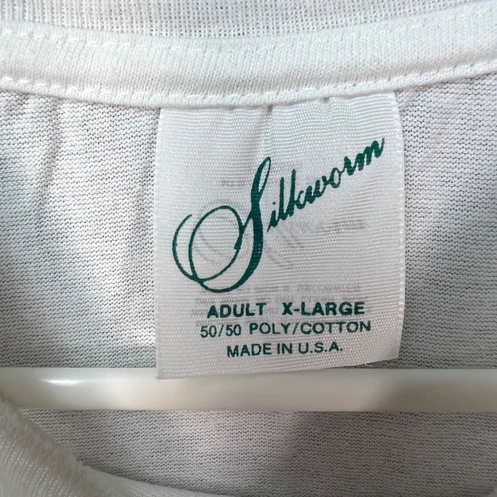 Vintage VINTAGE Silkworm 90s Salem Fresh-Side Graphic T-Shirt White Mens XL USA Shirt Short Sleeve Crew Neck 90s Theme Mens Size US XL / EU 56 / 4 - 3 Thumbnail