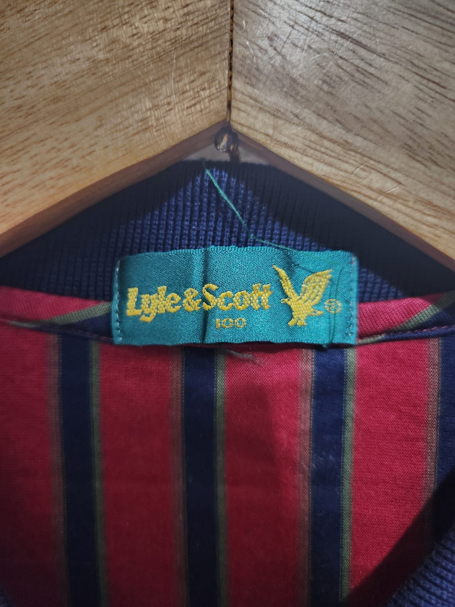 Lyle & Scott × Vintage Vintage Lyle & Scott Polo Shirt Stripe Long Sleeve Size US M / EU 48-50 / 2 - 3 Thumbnail