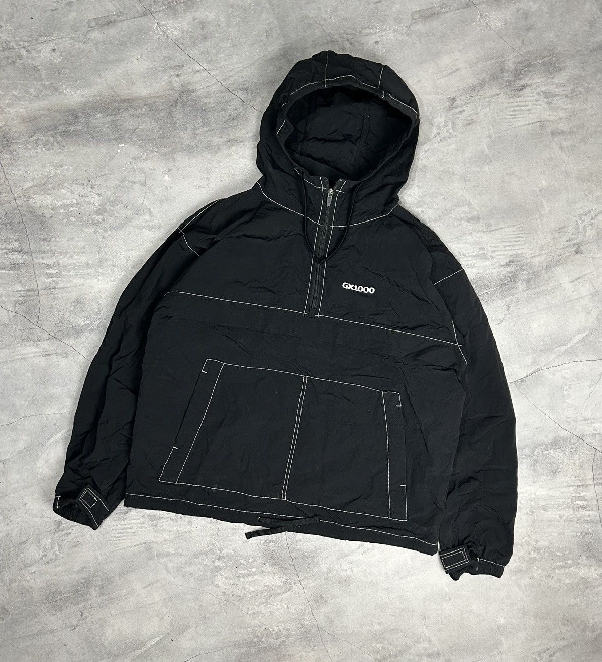 【GX1000】ANORAK BLACK GX1000 OG Logo Anorak [Black] – Dropouts