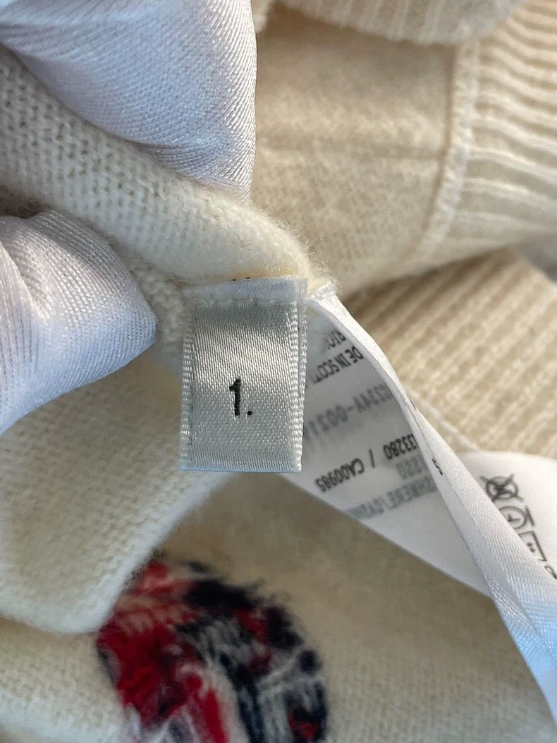 Thom Browne Thom Browne White American cashmere sweater Size US S / EU 44-46 / 1 - 5 Thumbnail