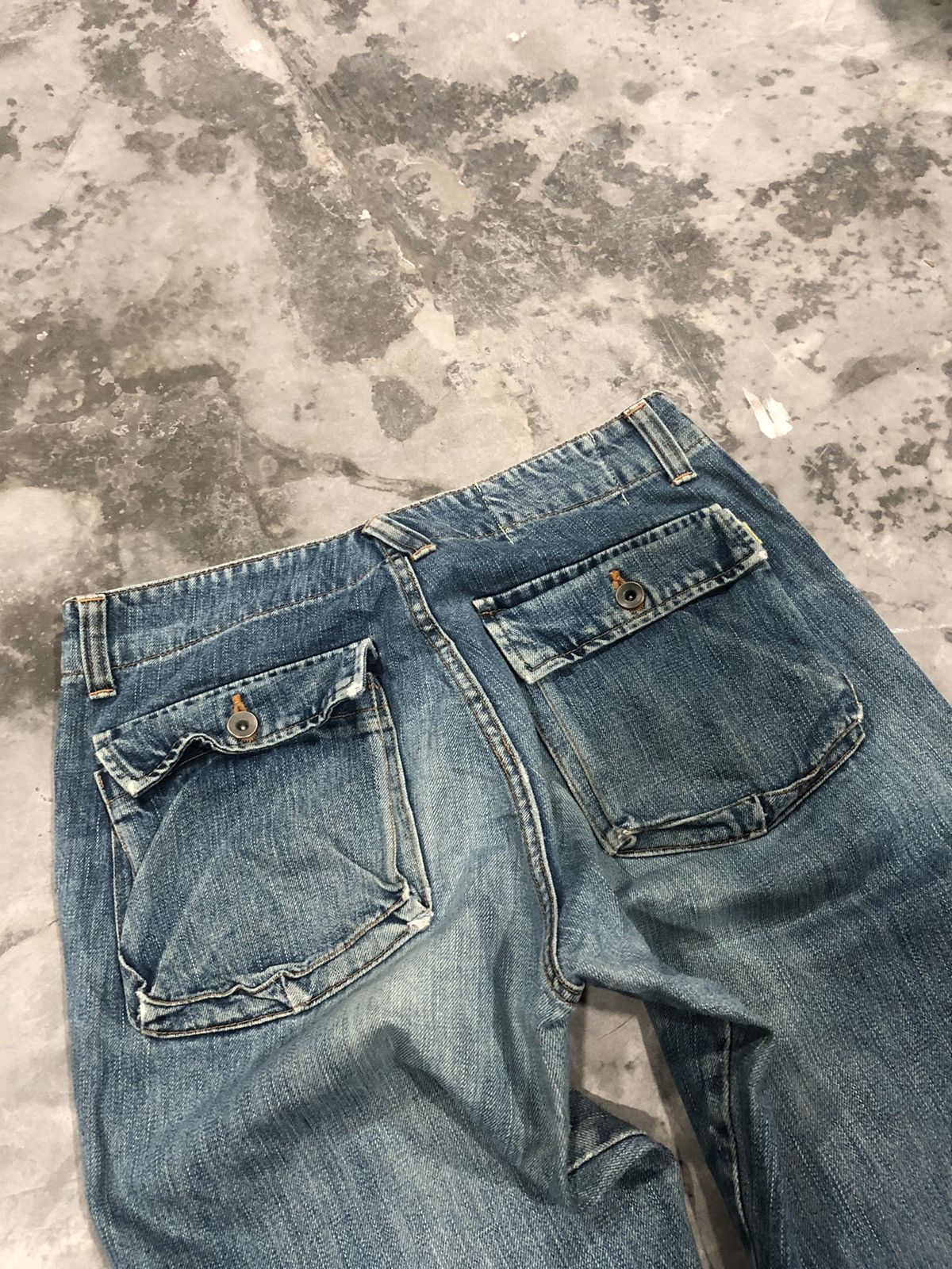 Japanese Brand × Johnbull × Vintage Vintage Johnbull Soldier Bushpant Denim Jeans Size US 33 - 11 Thumbnail