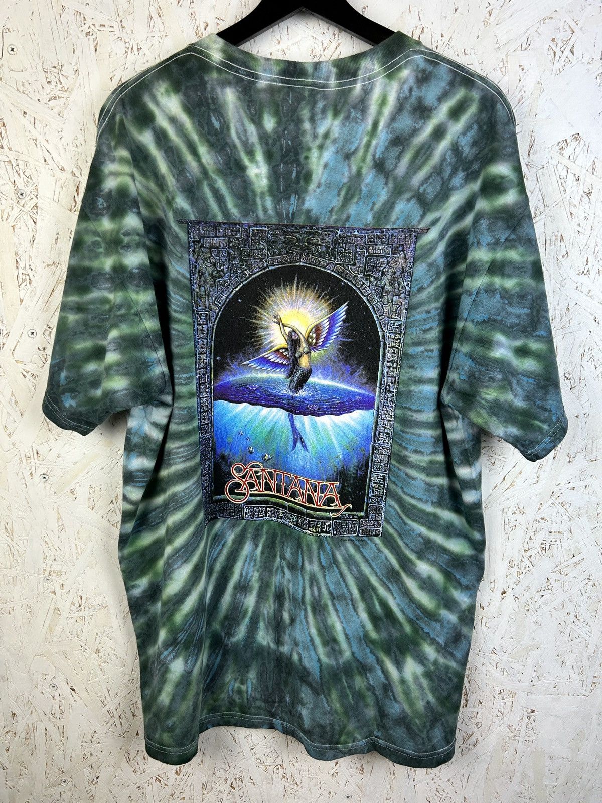 Band Tees Carlos Santana Let The Music Set You Free Allover Print Tee Size US XL / EU 56 / 4 - 5 Thumbnail