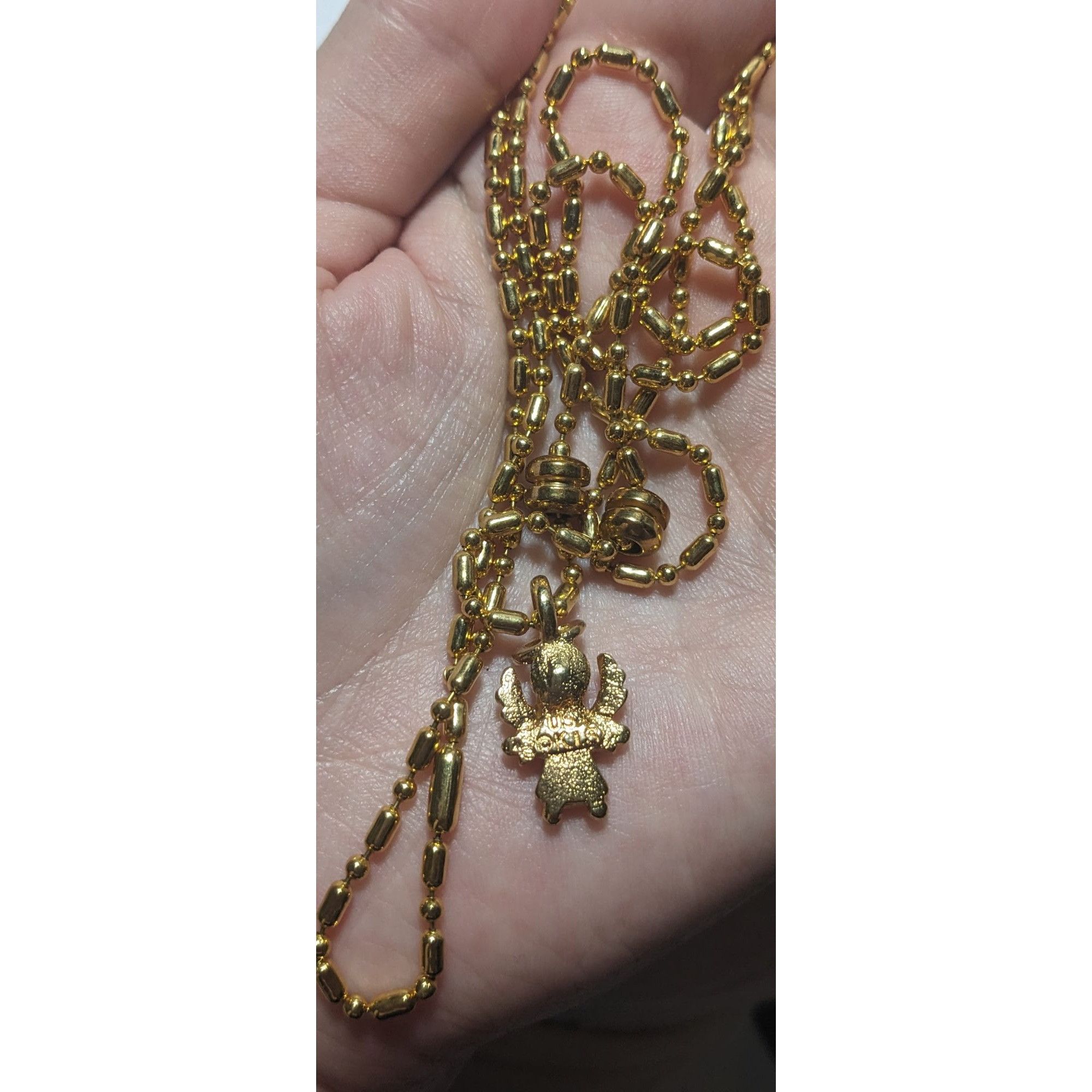 Other Vintage USA KLS Pink Angel Pendant Necklace Size ONE SIZE - 12 Thumbnail