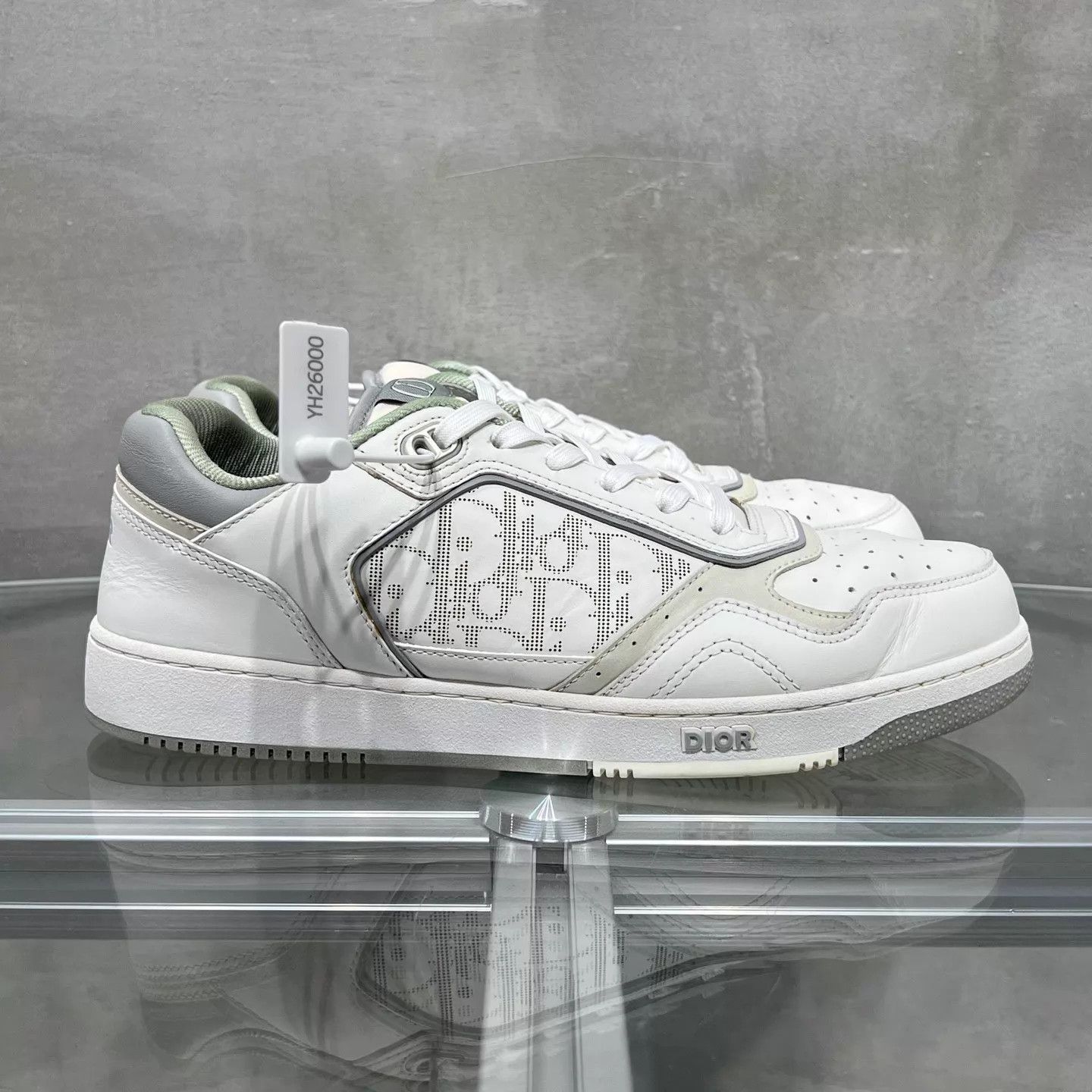 Dior Dior White Oblique Sneakers 42 YH25999 Size US 9 / EU 42 - 4 Thumbnail