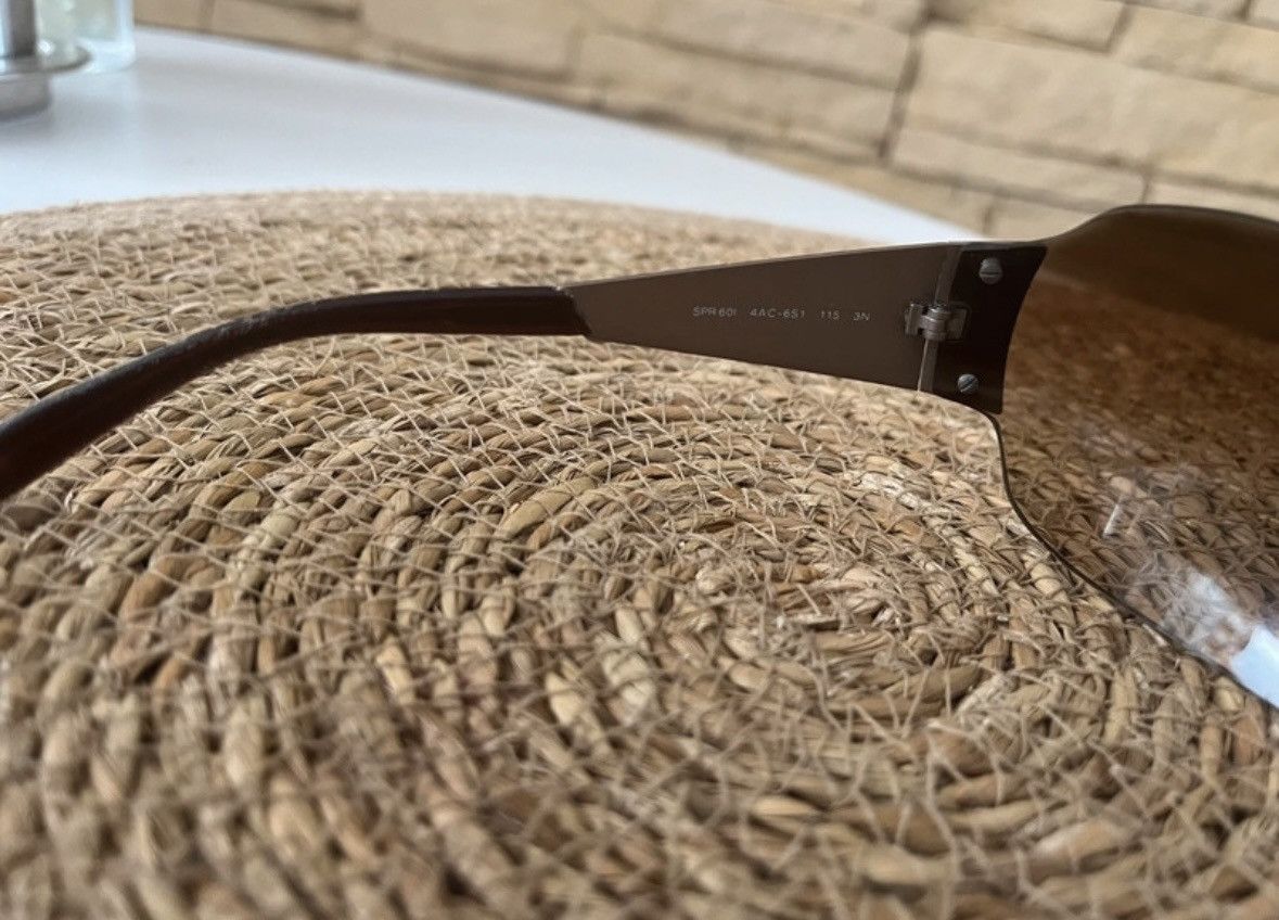 Prada × Vintage Vintage Prada sunglasses SPS 60I rhinestones Size ONE SIZE - 9 Thumbnail