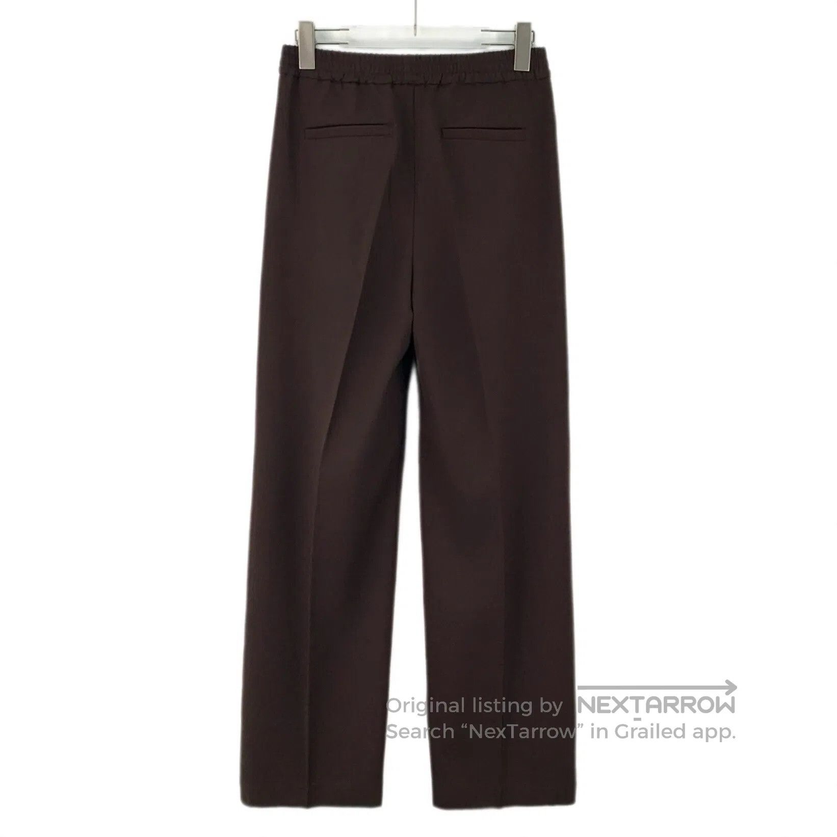 Max Mara Max Mara Dark Caramel Color Leisure Suit Trousers| Size 37" - 2 Thumbnail