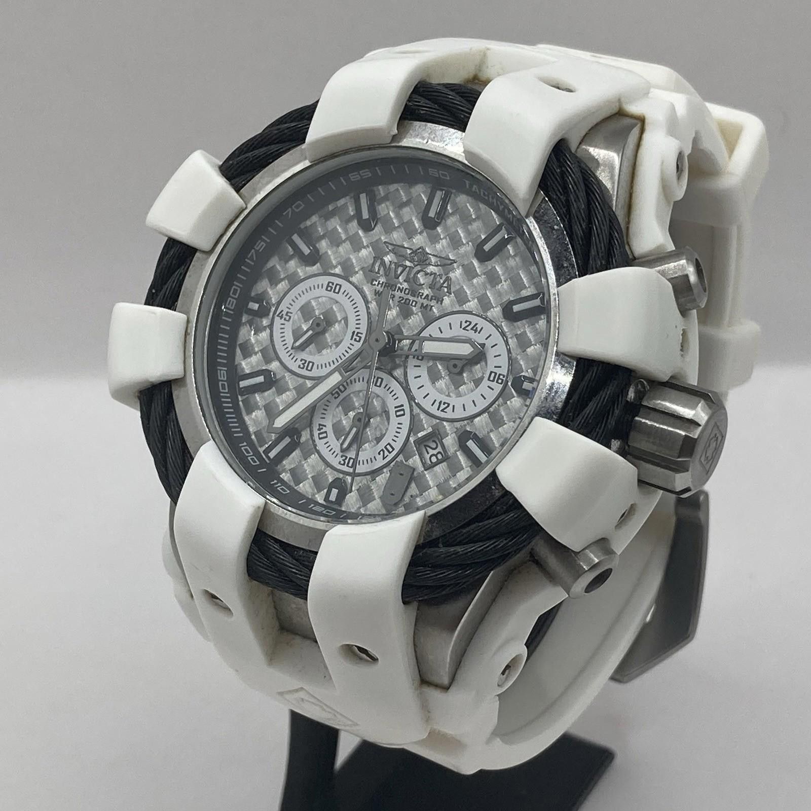 Invicta Invicta 23857 Bolt Sport Men’s Watch White Silicone Band Size ONE SIZE - 1 Thumbnail
