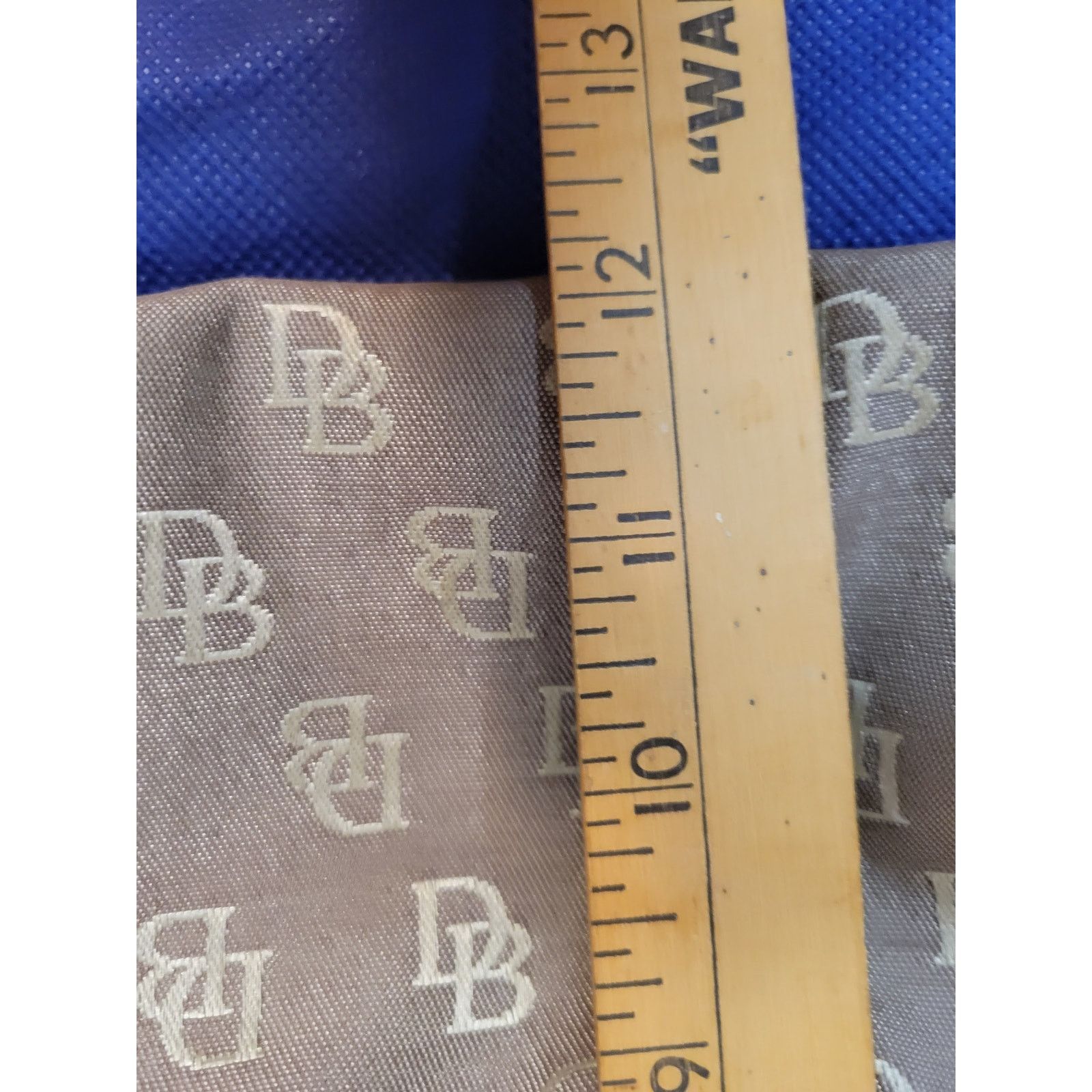 Dooney & Bourke Authentic Dooney & Bourke Brown Canvas Leather Handbag Size ONE SIZE - 8 Thumbnail