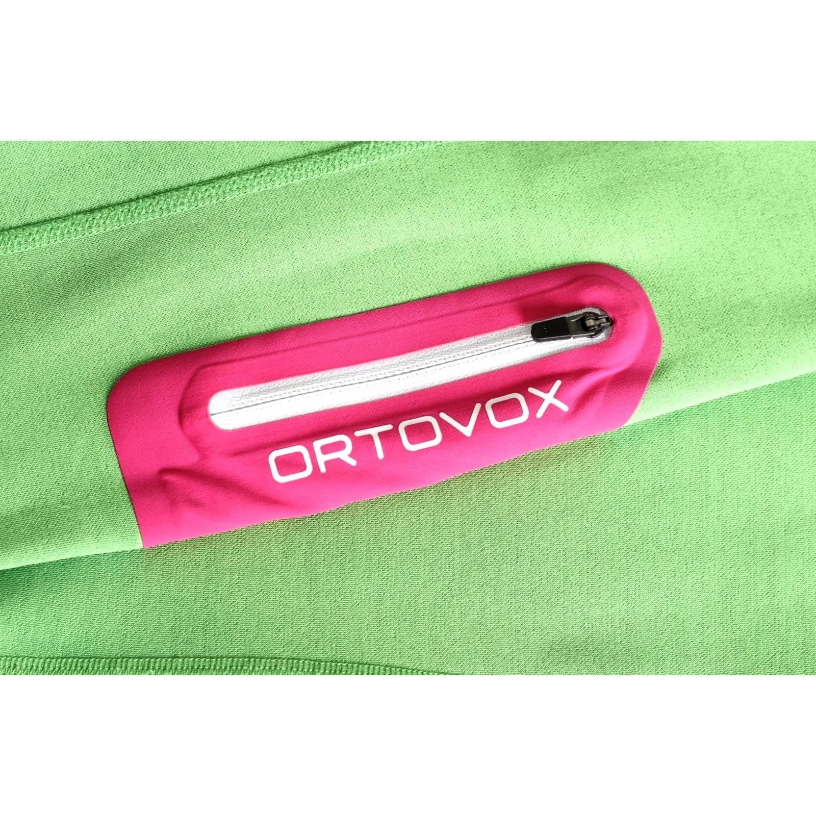 ORTOVOX Ortovox Shirt Womens XS Green Merino Inside Half Zip Hoodie Sweatshirt Women Size VR3187 Size XS / US 0-2 / IT 36-38 - 4 Thumbnail