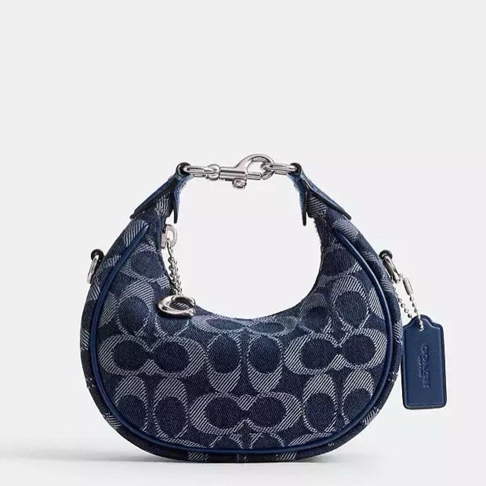 Coach NWT Coach Jonie Bag Signature Denim Blue Crossbody CAO04 Size ONE SIZE - 5 Thumbnail