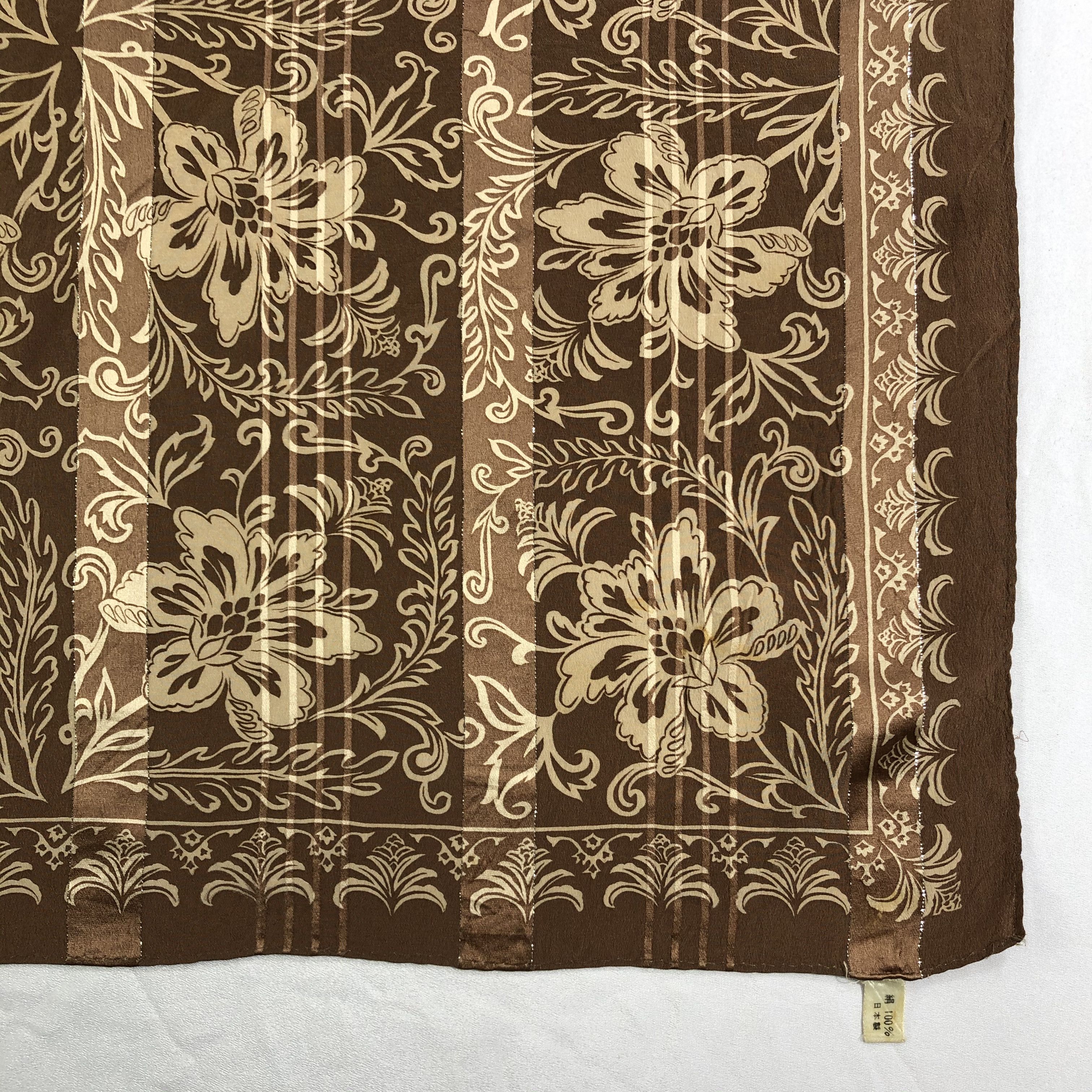 Vintage Vintage Silk Scarf Size ONE SIZE - 4 Thumbnail