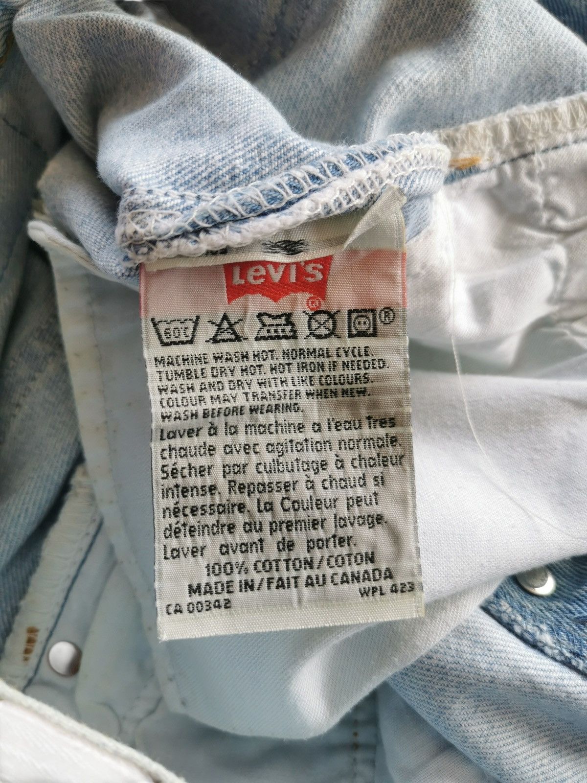 Levi's Vintage 90s levis distressed grunge jeans Size US 29 - 10 Thumbnail