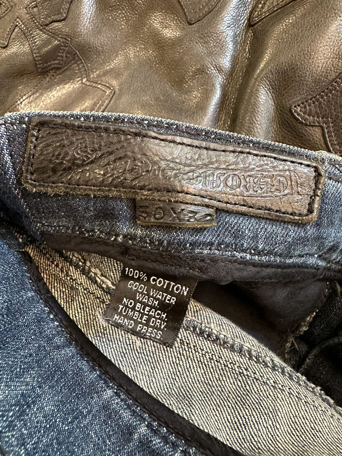 Chrome Hearts CHROME HEARTS VINTAGE THRASHED FLUR Size US 32 / EU 48 - 5 Thumbnail