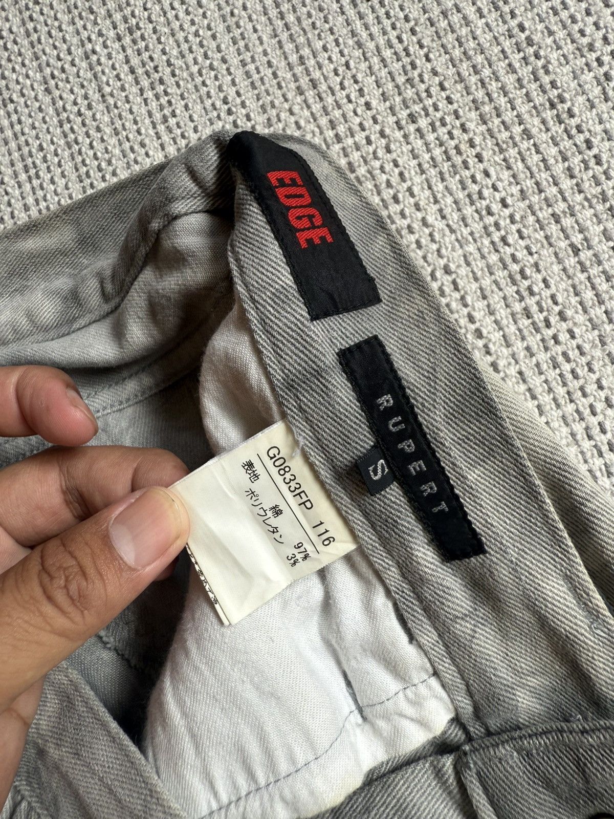 Japanese Brand EDGE RUPERT Asymmetrical flare jeans Size US 29 - 20 Thumbnail