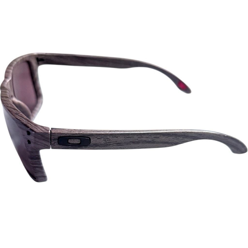 Oakley OAKLEY Holbrook OO9102-B7 Unisex Sunglasses Woodgrain Frame Size ONE SIZE - 3 Thumbnail