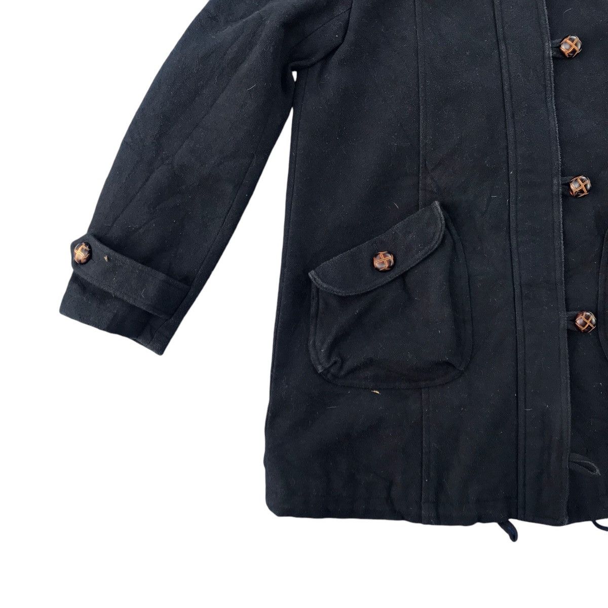 If Six Was Nine × Le Grande Bleu (L.G.B.) Navy Natural Faux Fur Jacket LGB If Six Was Nine Style Size L / US 10 / IT 46 - 4 Thumbnail