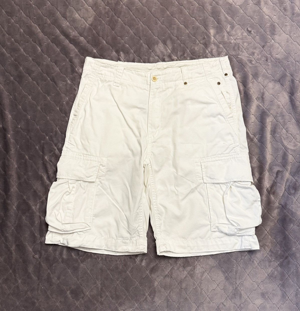 Polo Ralph Lauren × Ralph Lauren × Vintage Vintage Polo Ralph Lauren Cargo Shorts Size US 34 / EU 50 - 1 Thumbnail